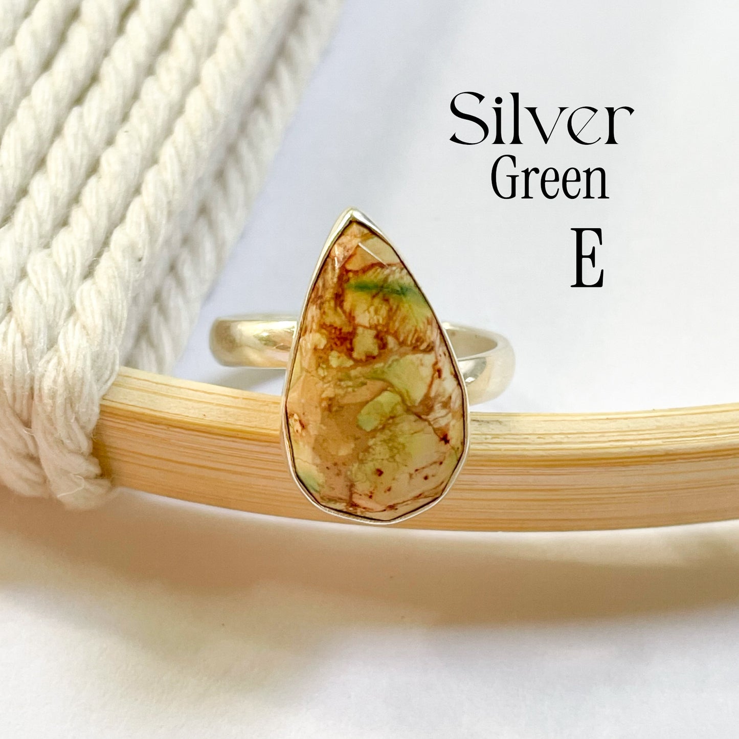 Colorful Jasper Rings - Both Metals