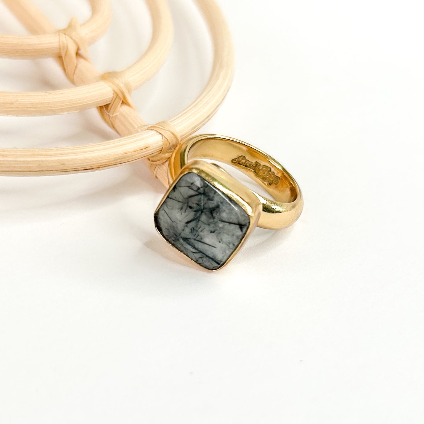 Terminated Quartz Adjustable Ring - Alchemia