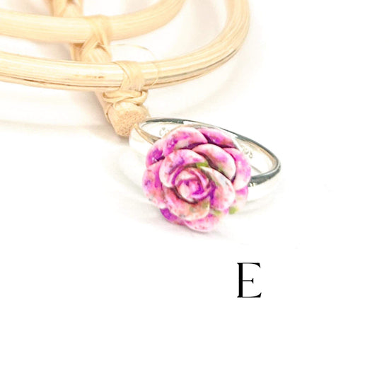 Load image into Gallery viewer, Colorful Rose Ring - Solid Sterling Silver
