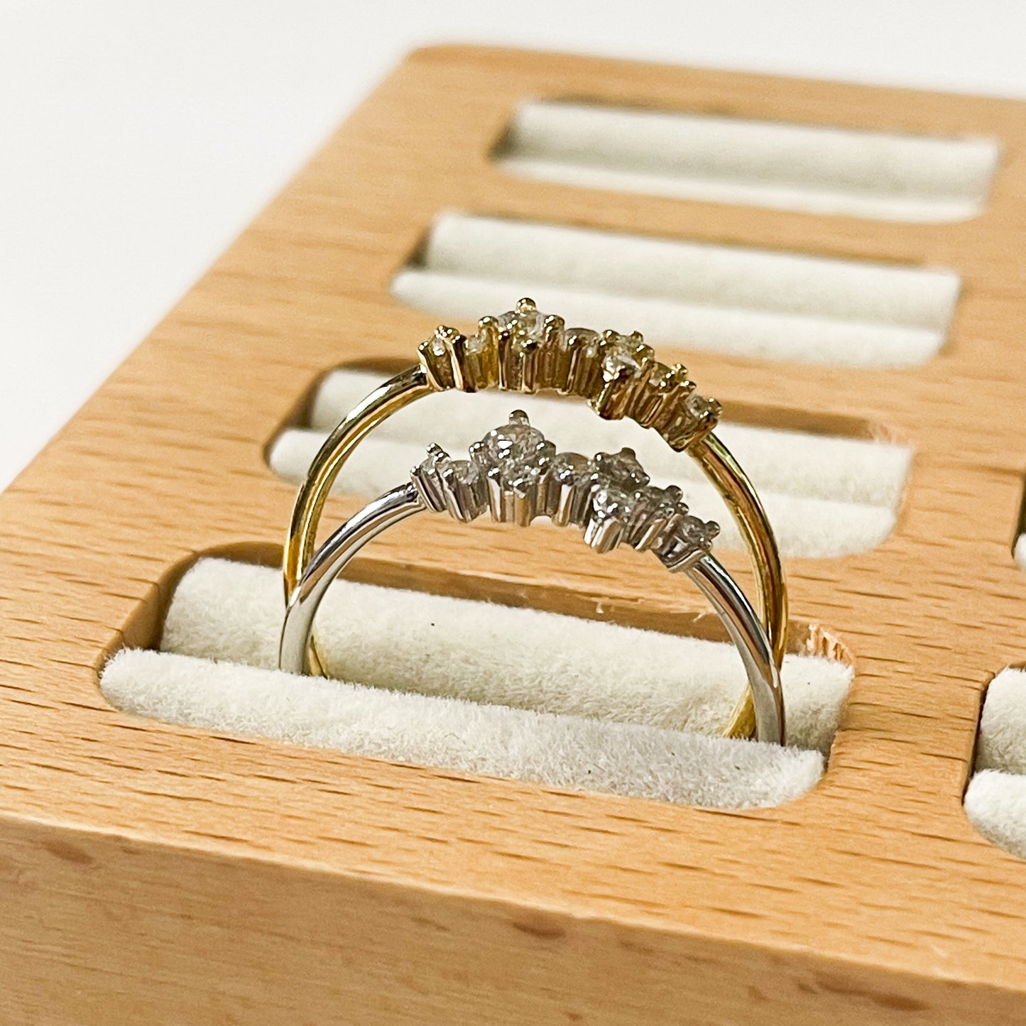 CZ Sprinkles Sized Ring - SSS or Vermeil