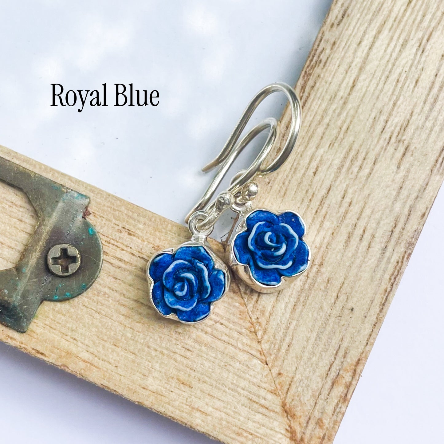 Colorful PIXIE Flower Ring - Solid Sterling Silver