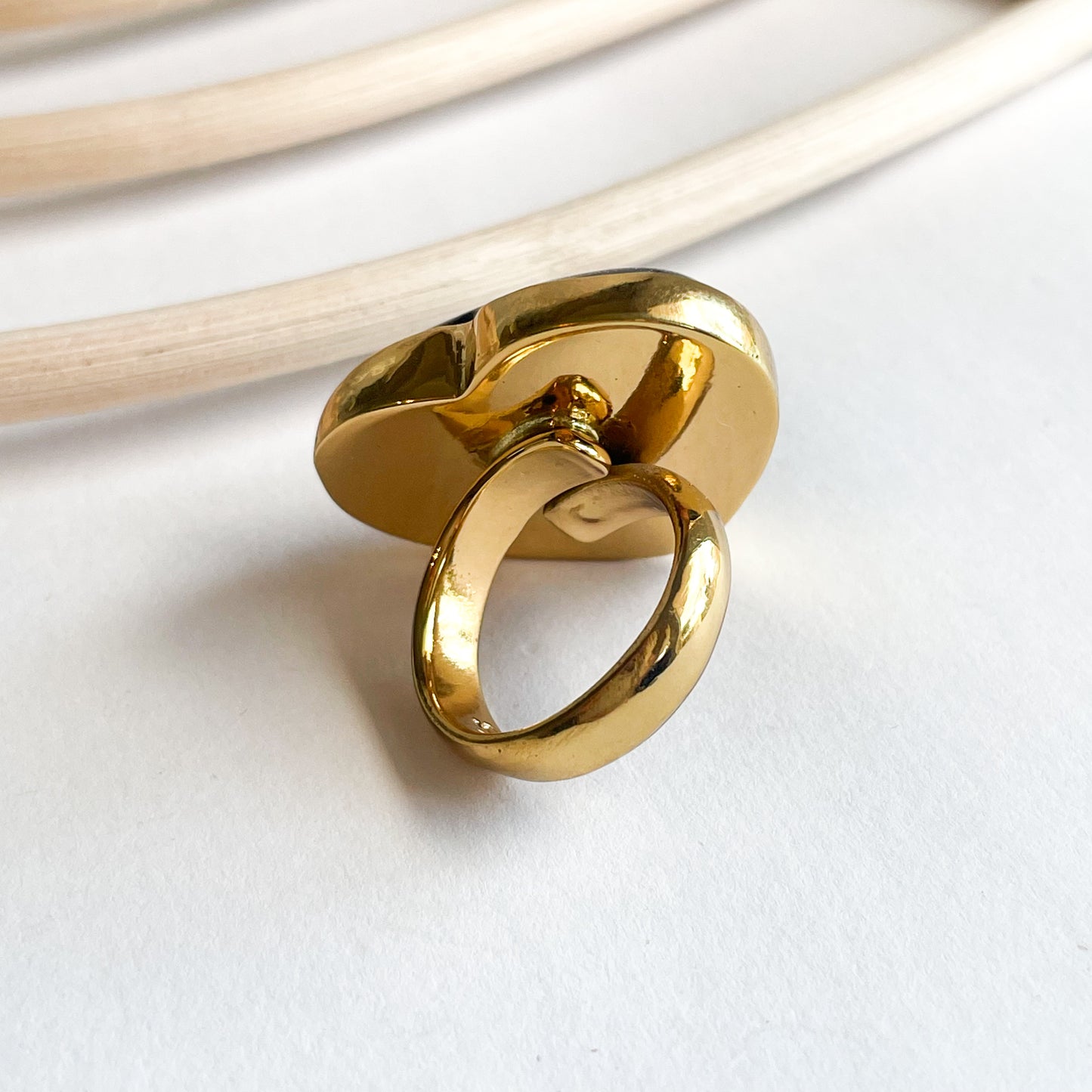 Glitterstone Heart Ring & Pendant - Alchemia Gold