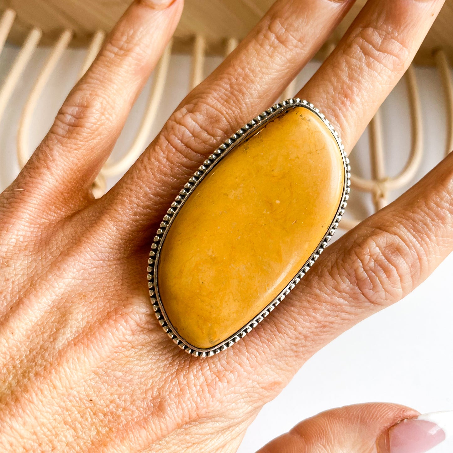 Mookiate Flex Cuff Statement Ring - Solid Sterling Silver