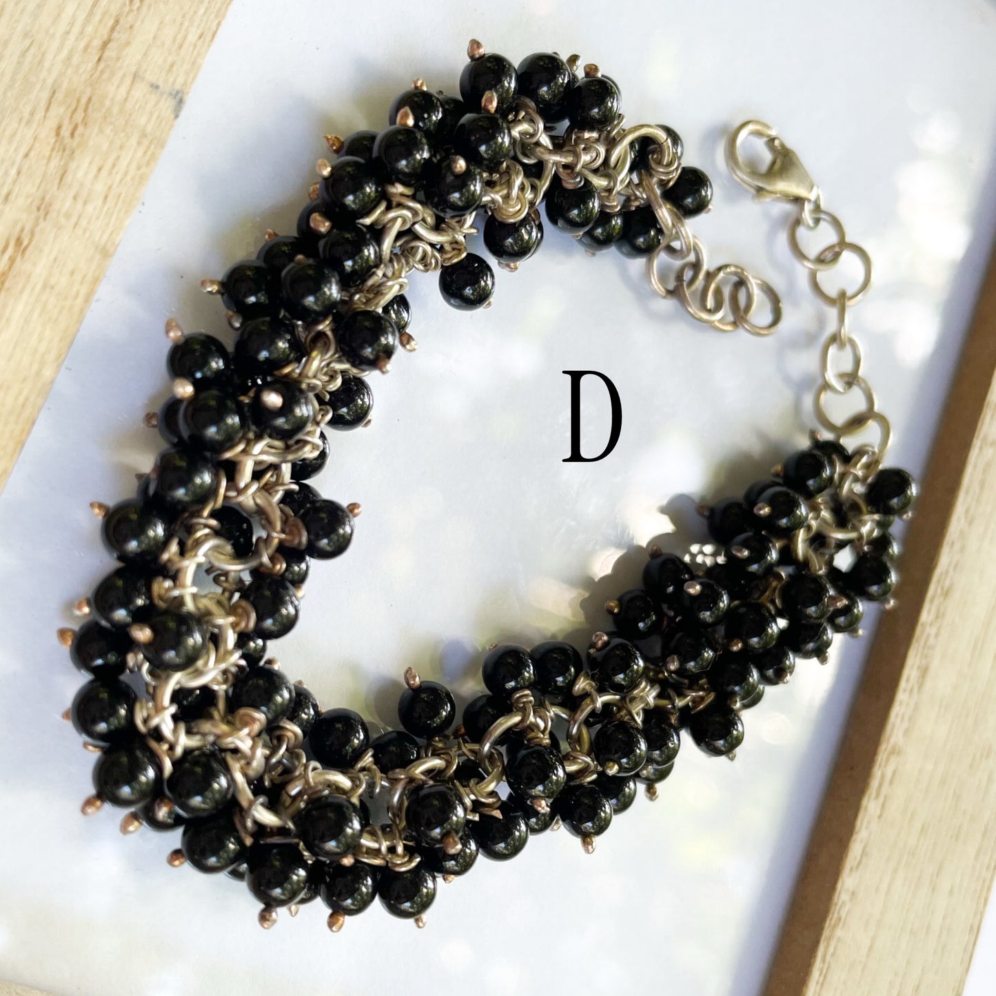 Solid Sterling Silver Stone Bracelet Blowout!