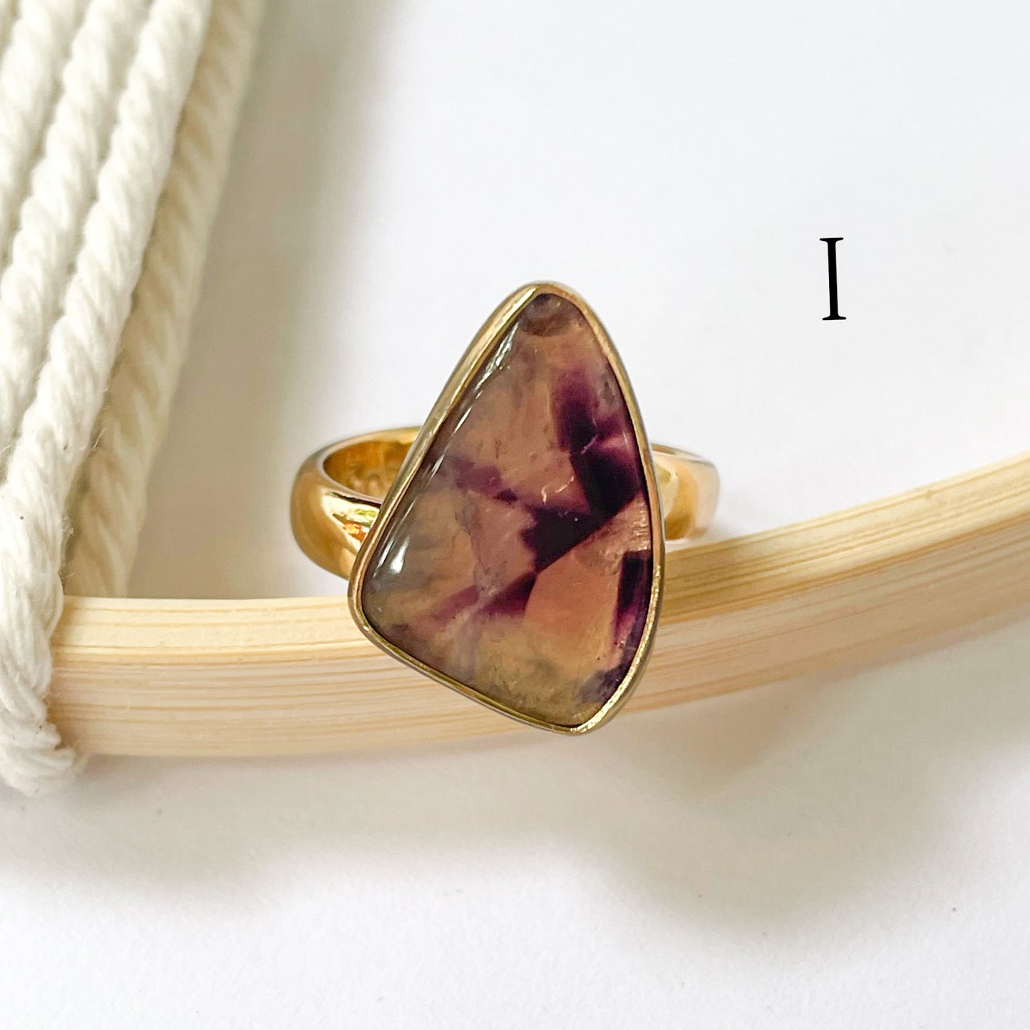 Trapiche Amethyst Ring - Alchemia