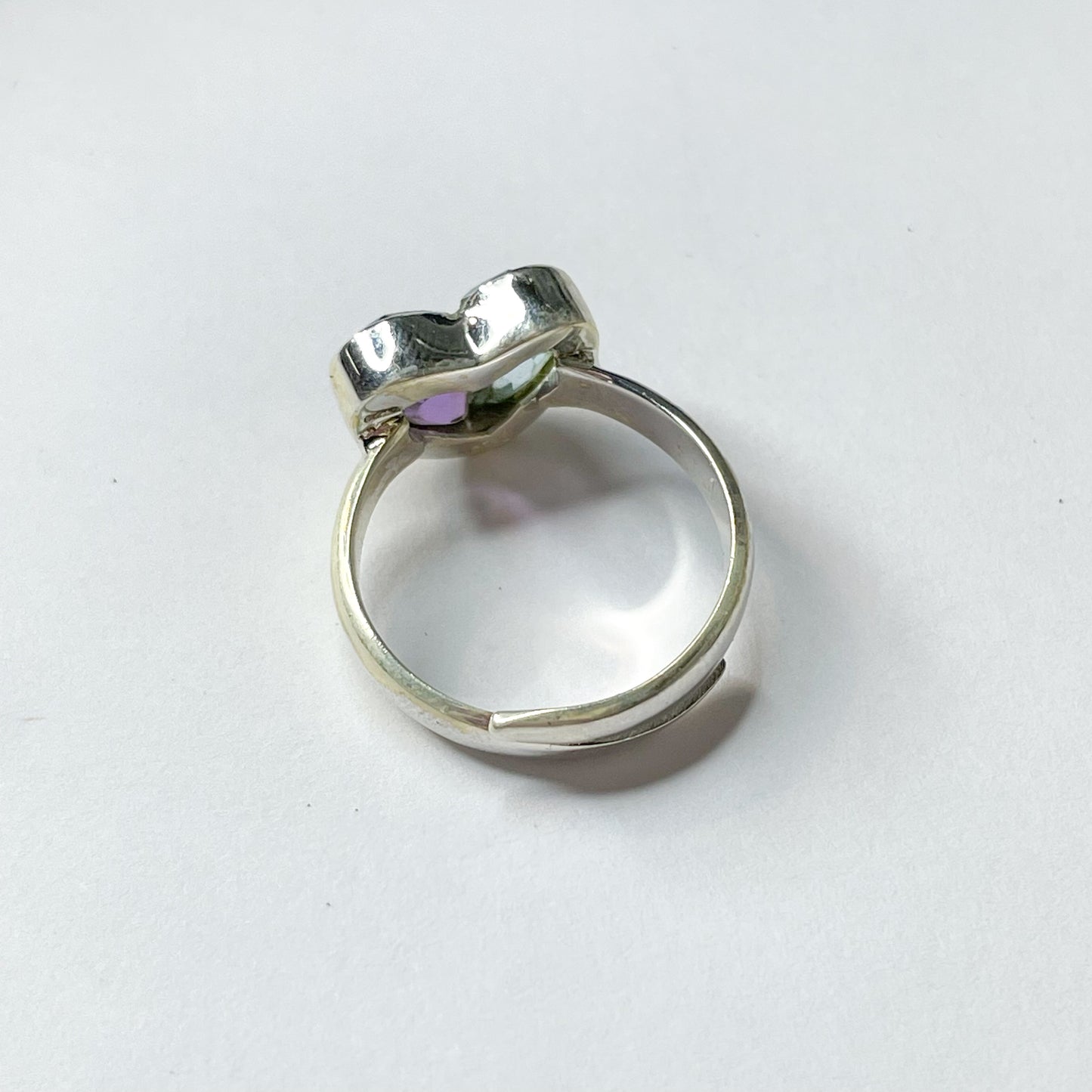 Multi Gemstone Inlay Rings - Solid Sterling Silver