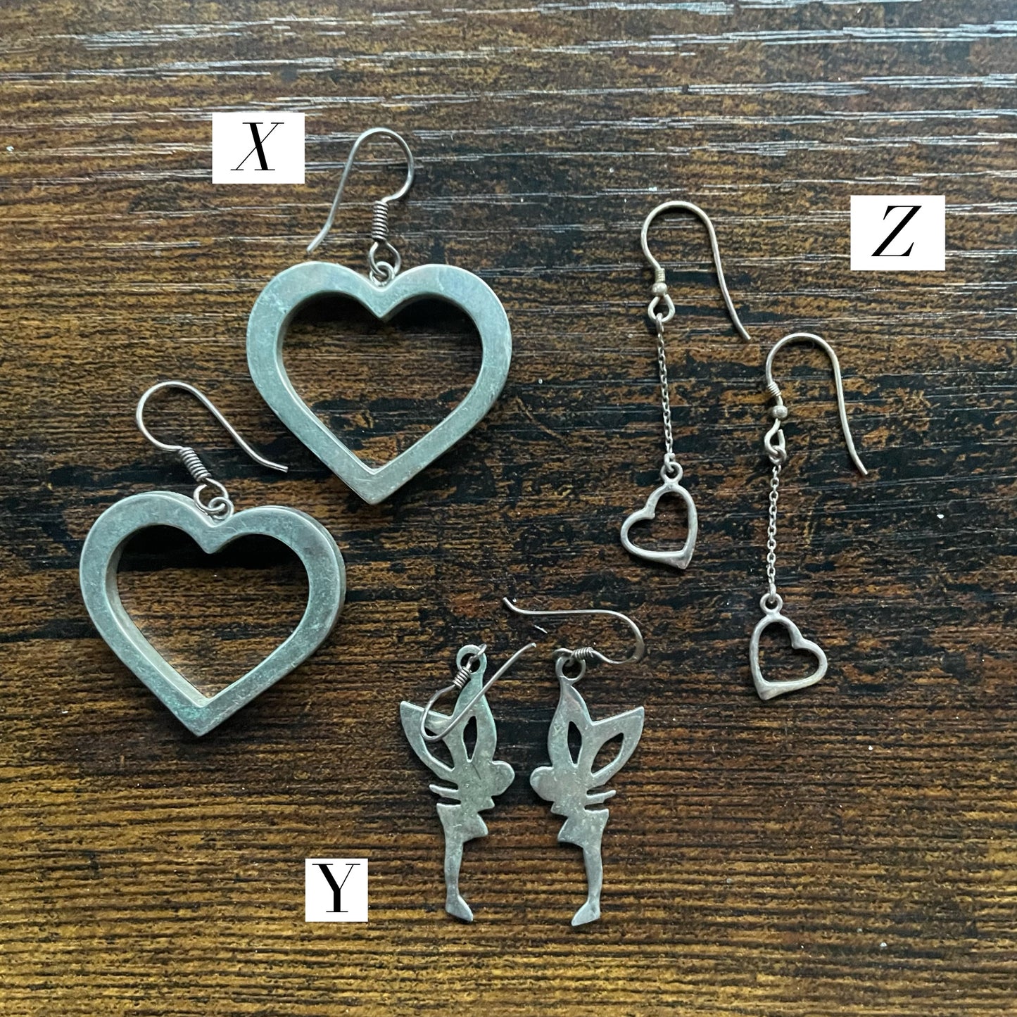 Kris's Closet Raid - STERLING SILVER EARRINGS - ONE