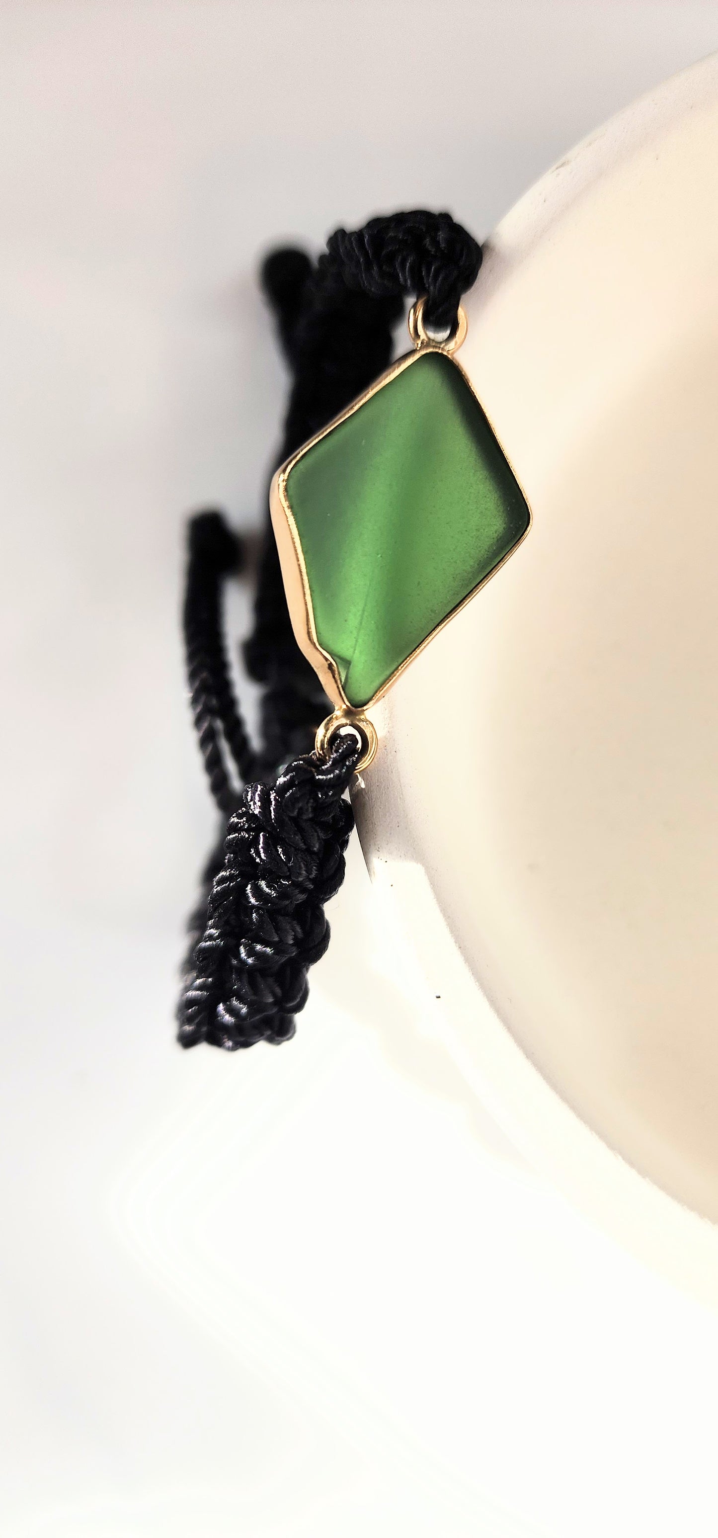 Sea Glass Meditation Bracelet - Alchemia