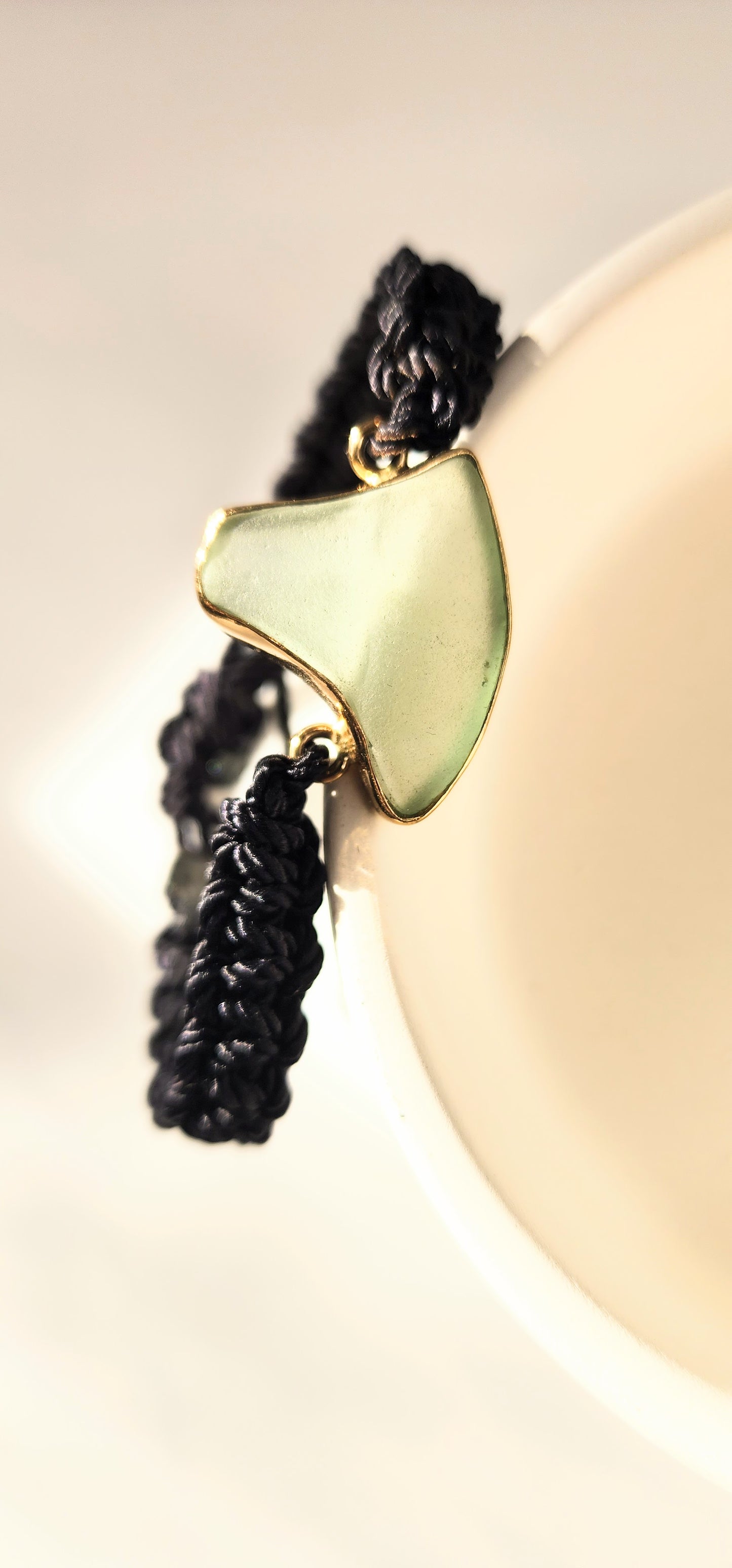 Sea Glass Meditation Bracelet - Alchemia