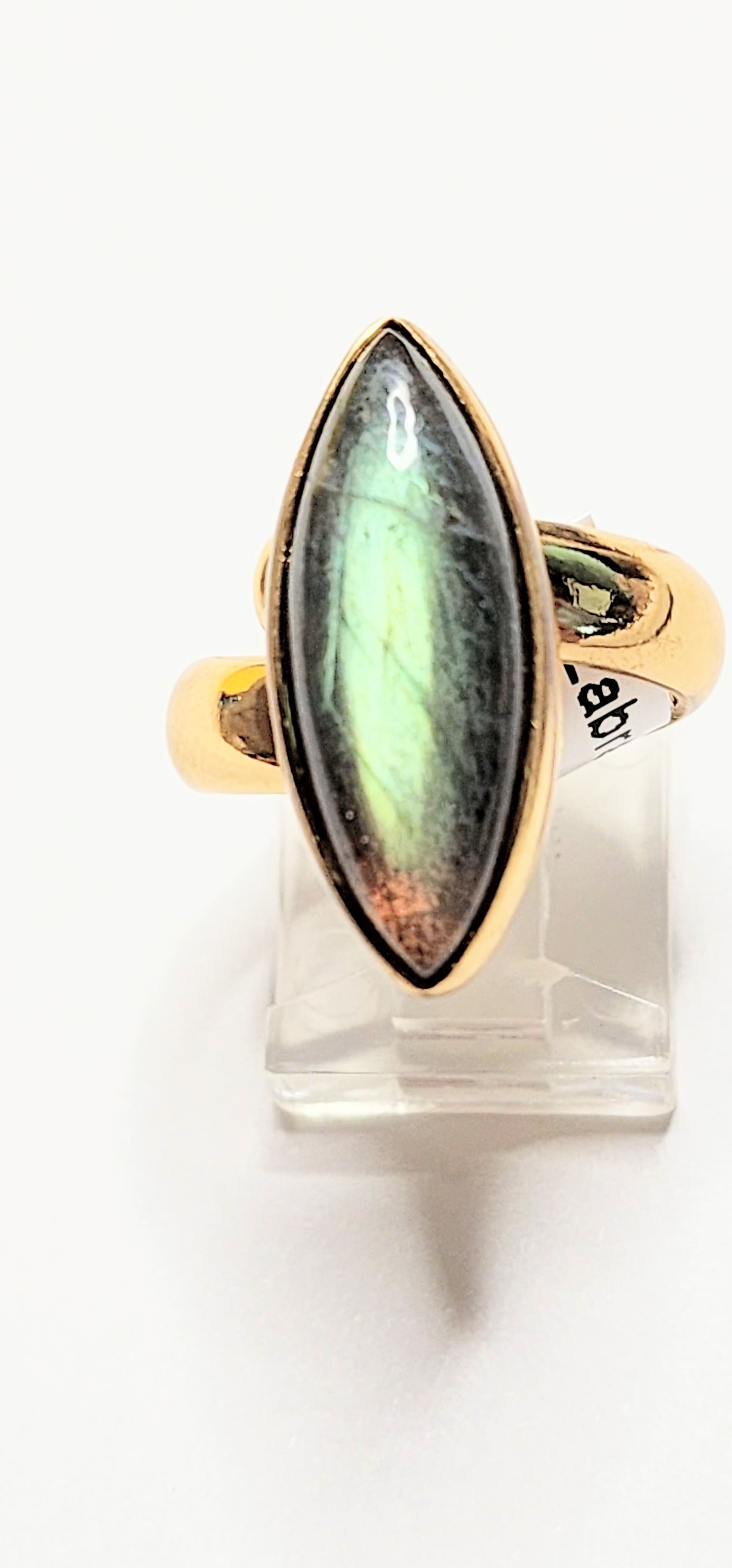 Marquise Labradorite Adjustable Ring - Alchemia