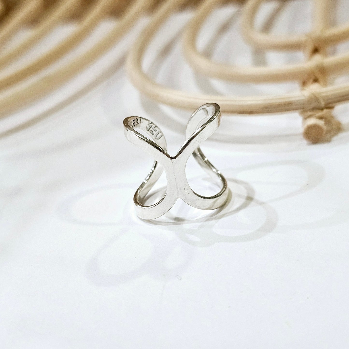 Twist Midi Ring - Sterling or Alchemia Gold