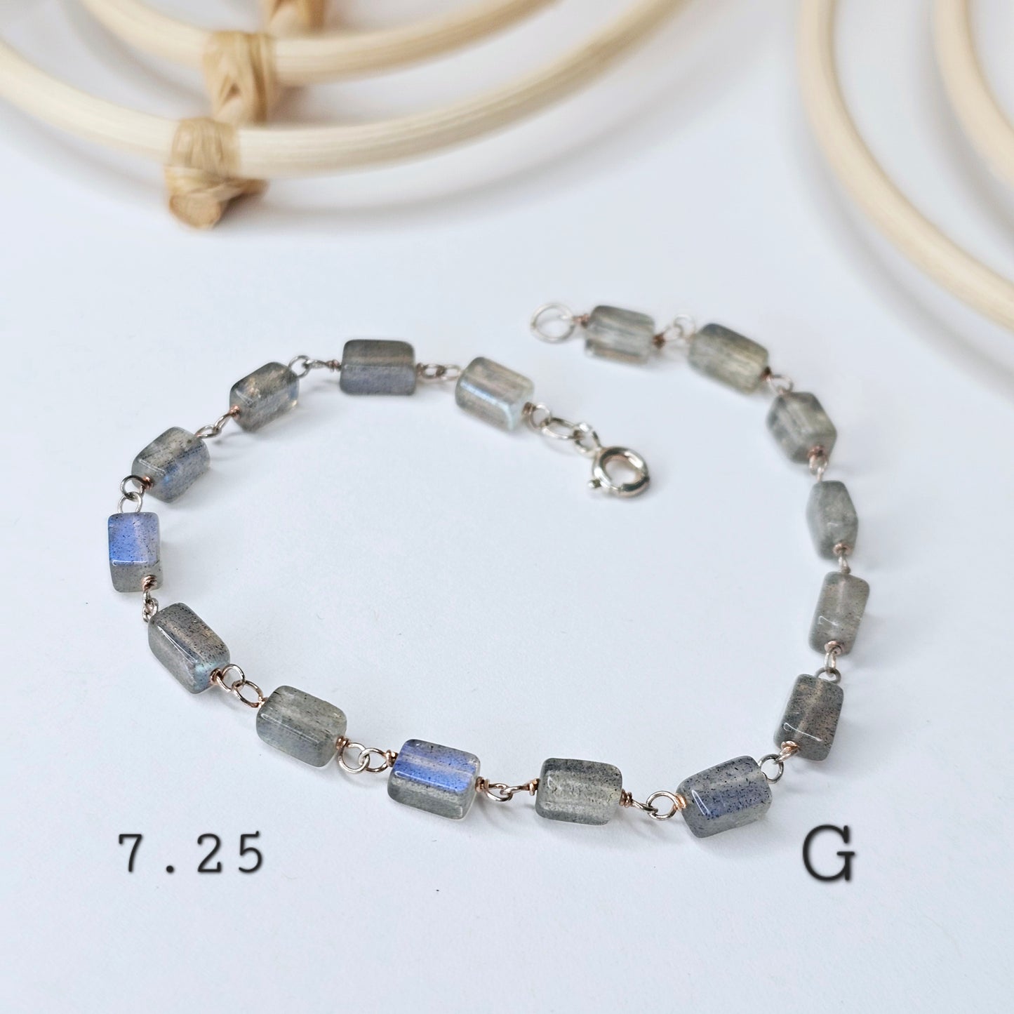 Assorted Stone Bracelets - Solid Sterling Silver