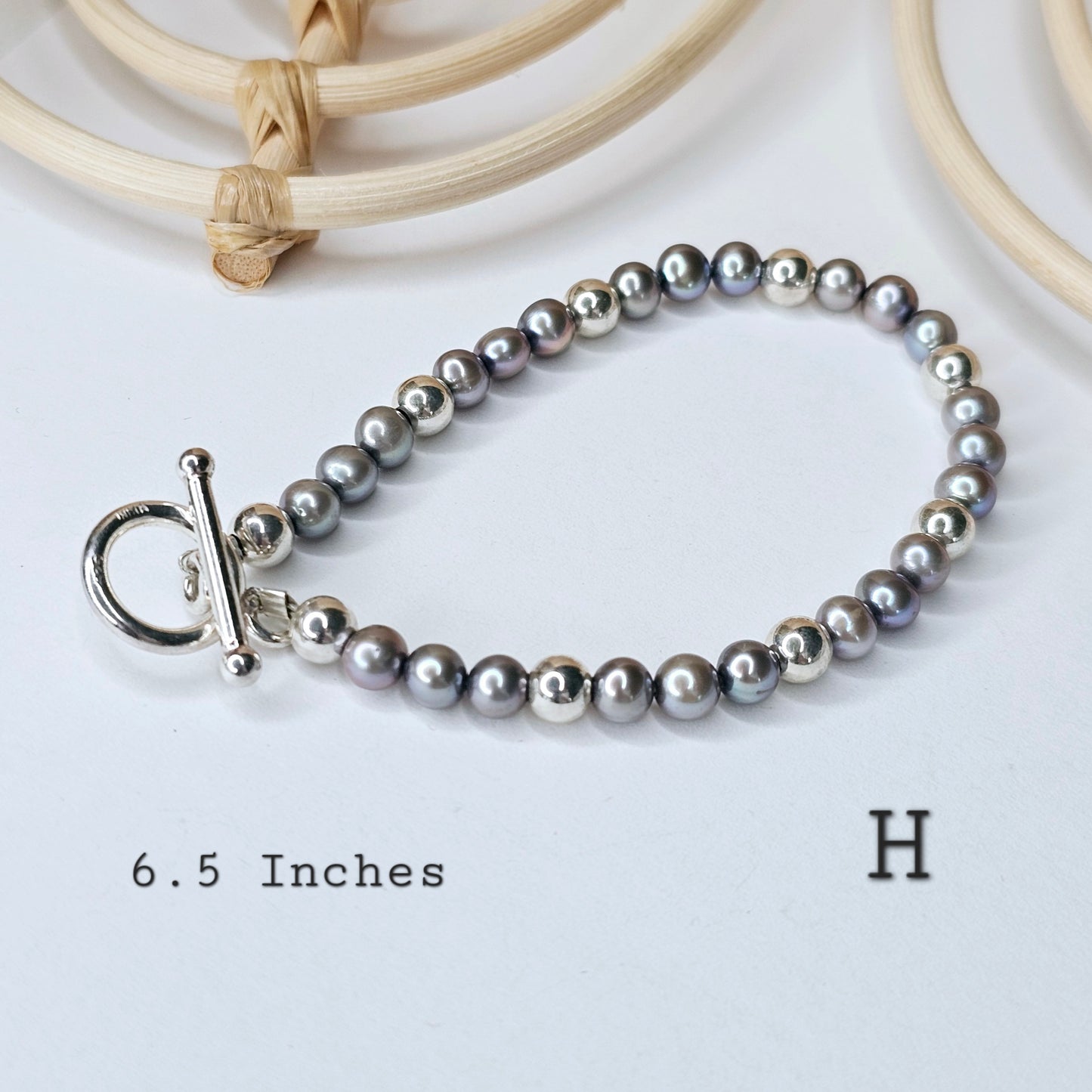 Assorted Stone Bracelets - Solid Sterling Silver