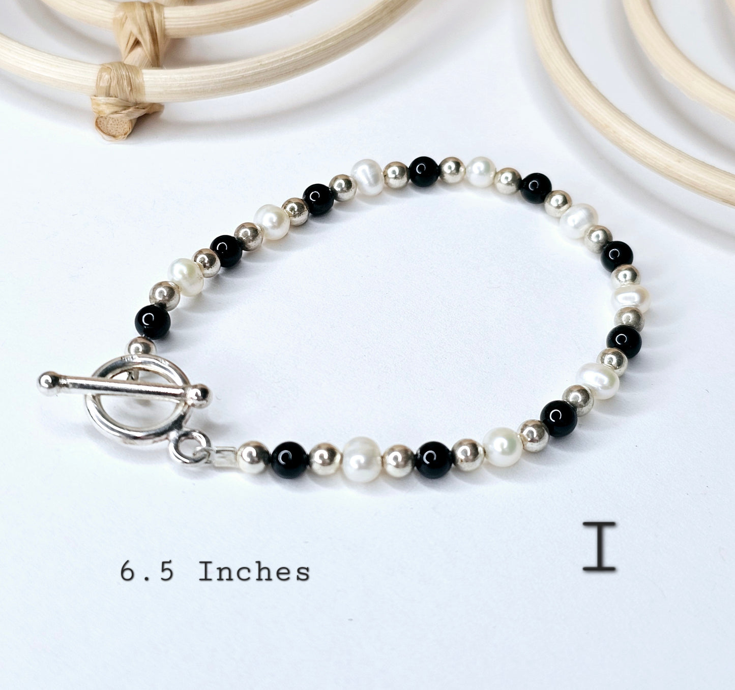 Assorted Stone Bracelets - Solid Sterling Silver
