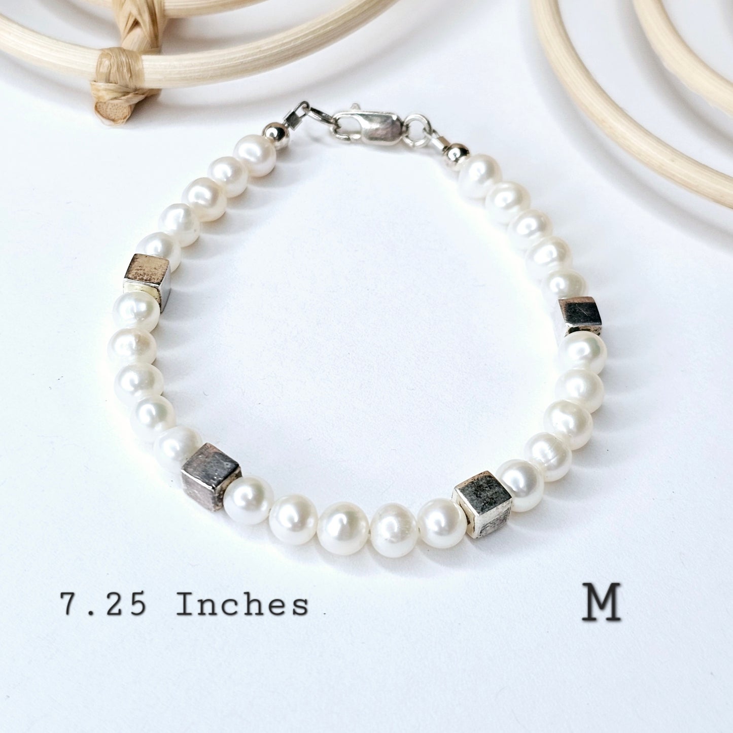 Assorted Stone Bracelets - Solid Sterling Silver