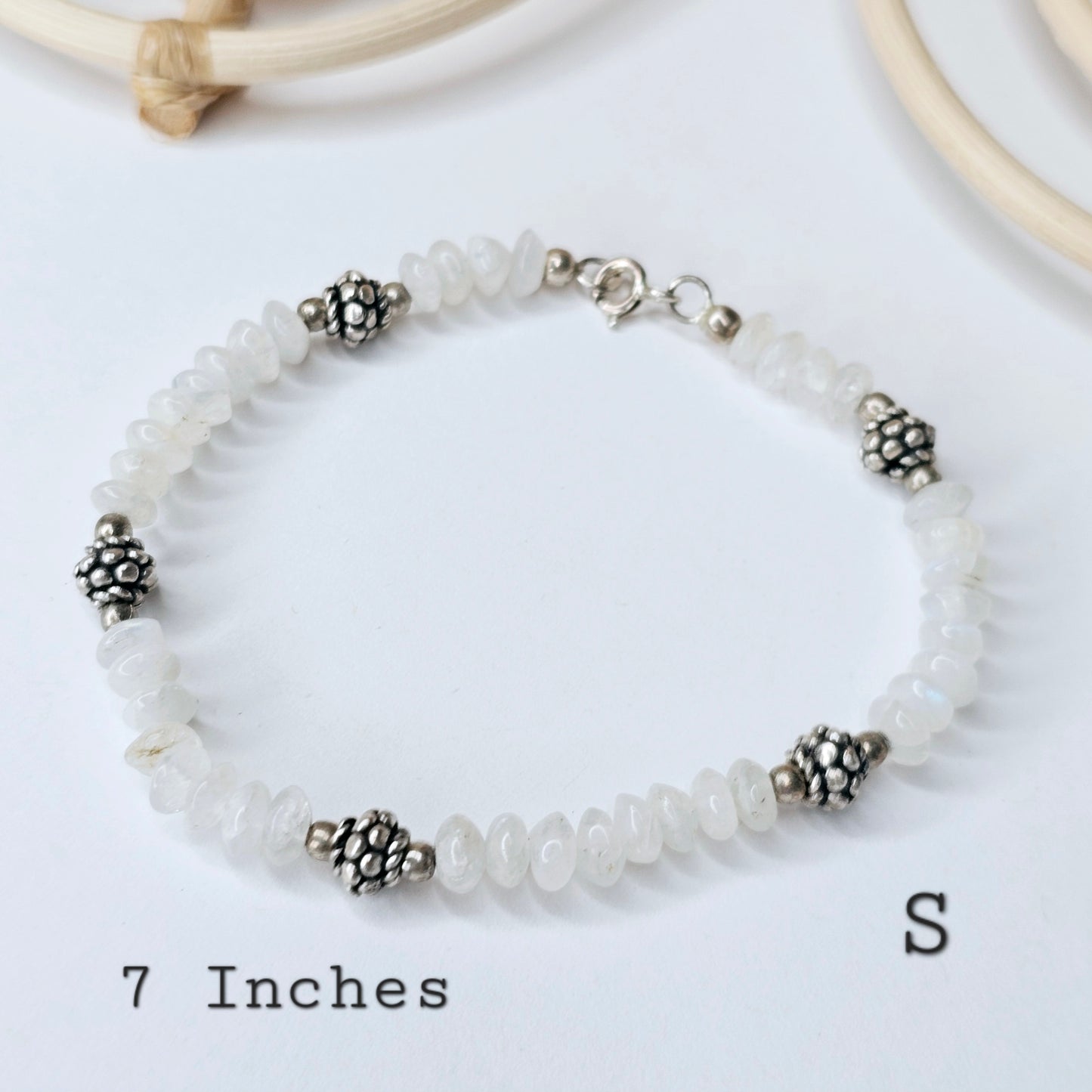 Assorted Stone Bracelets - Solid Sterling Silver