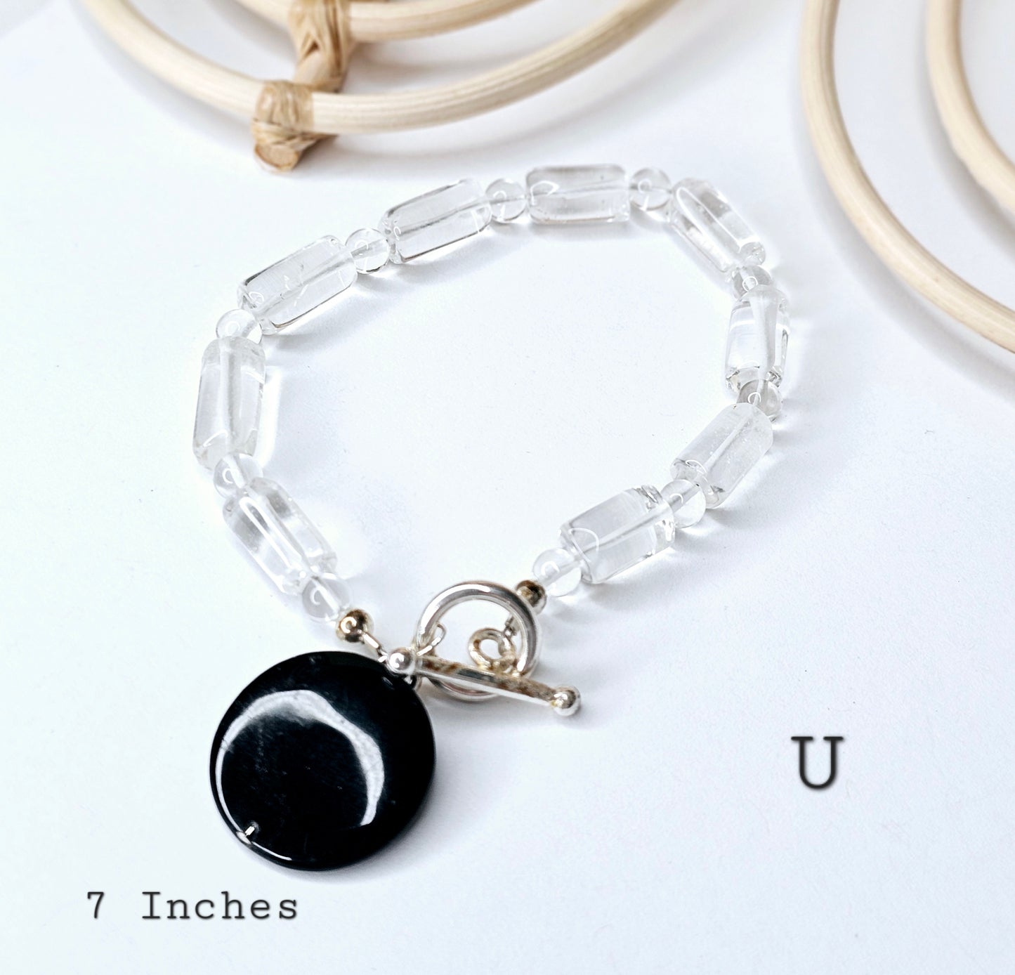 Assorted Stone Bracelets - Solid Sterling Silver