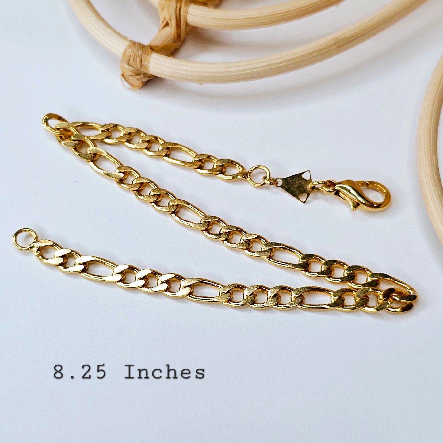 Figaro Link Bracelet - 18K Gold Filled