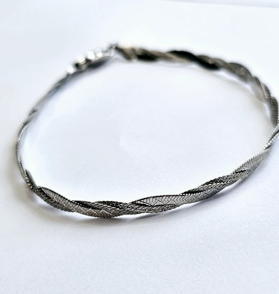 Load image into Gallery viewer, Pre-Order - Braided Bracelet - Solid Sterling Silver
