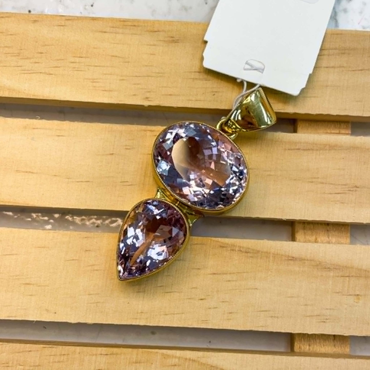 Double Rose DeFrance Pendants- Alchemia