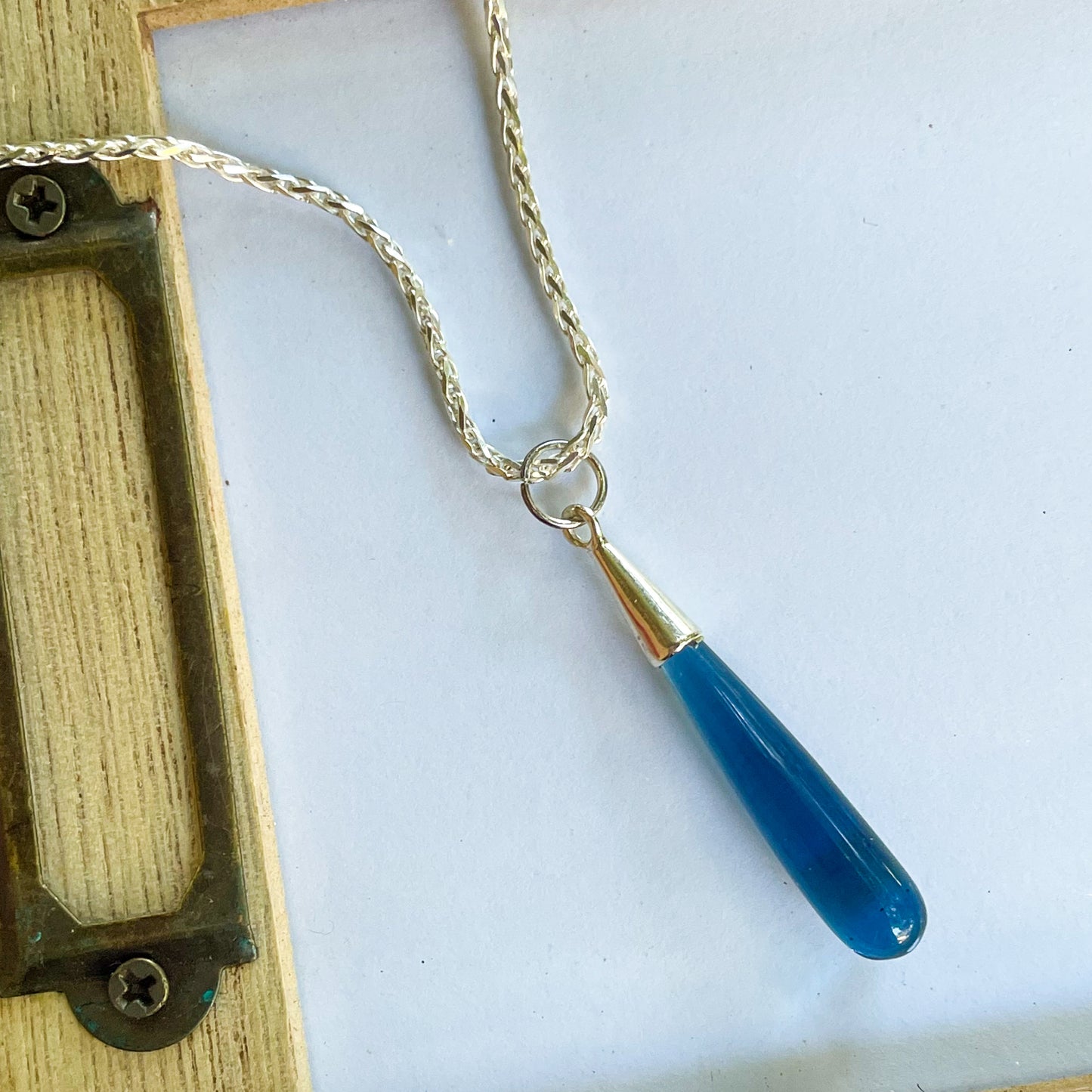 Color Drop Pendant - Both Metals