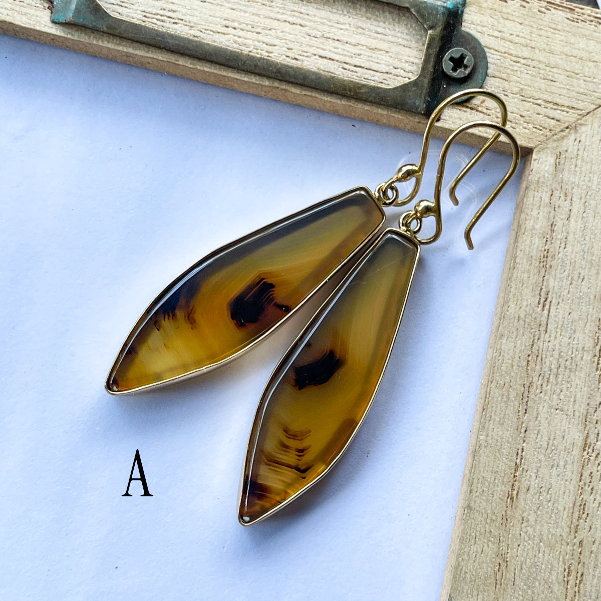 Montana Agate Earrings - Alchemia