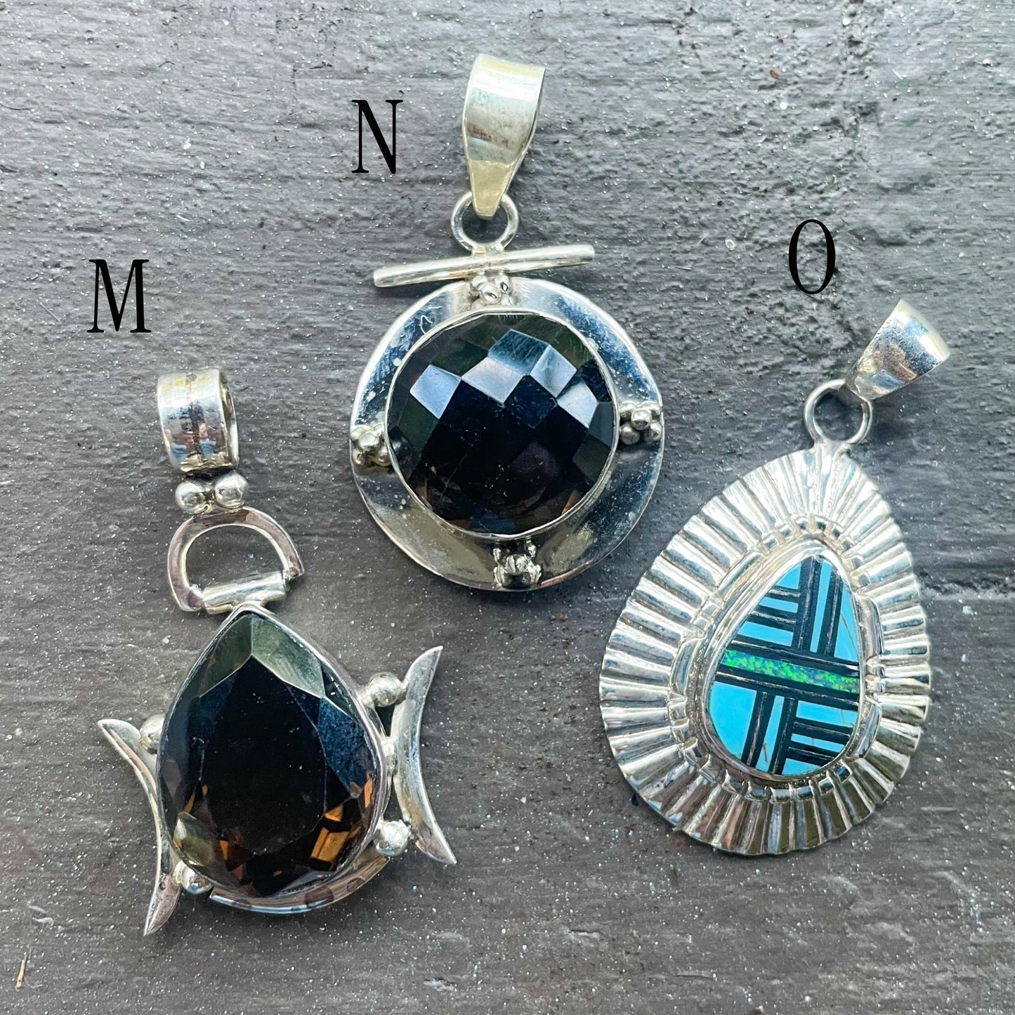 All Statement Solid Sterling Silver Unique Pendants!