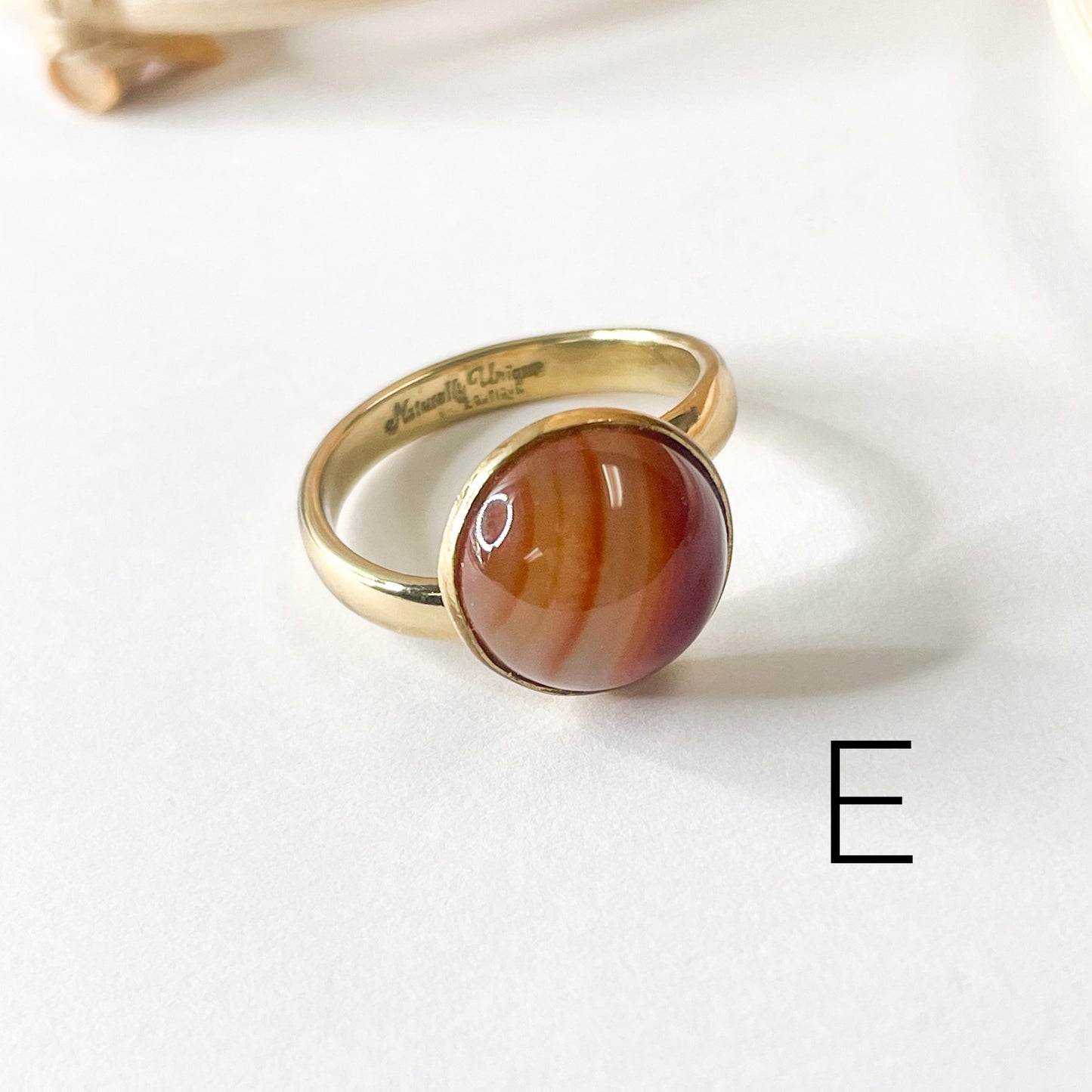 Red Sardonyx Polka Dot Ring - Alchemia