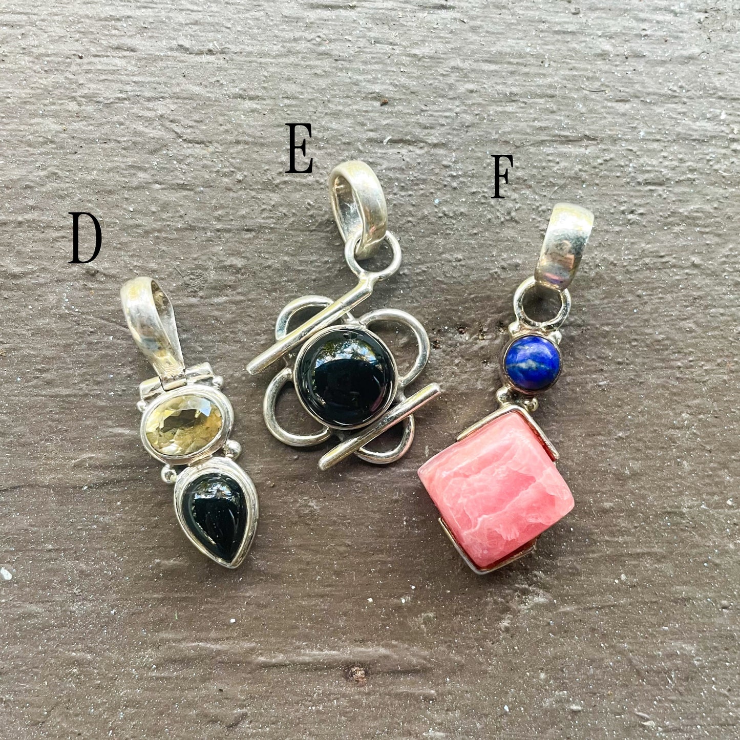 Solid Sterling Silver Unique Pendants!