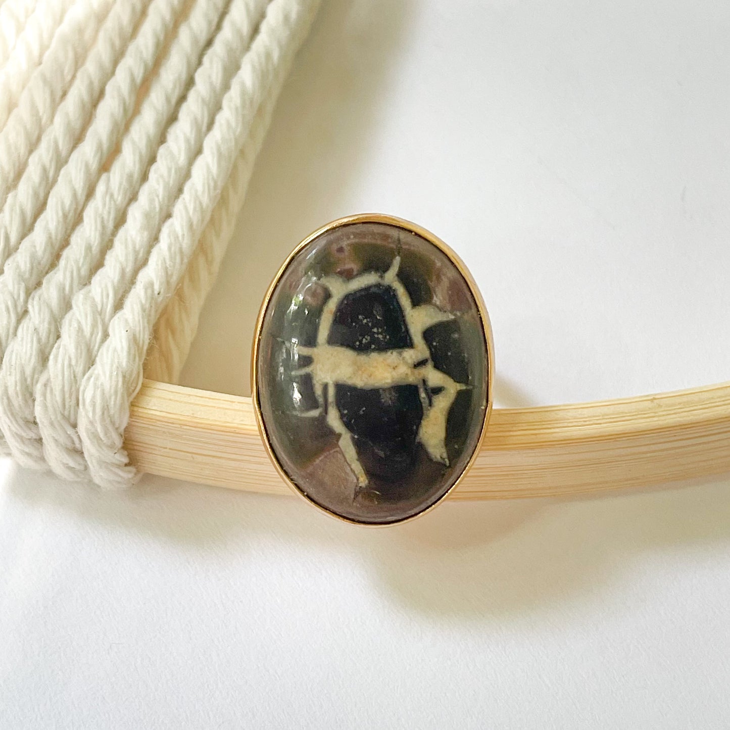 Serpentine Ring - Alchemia Gold