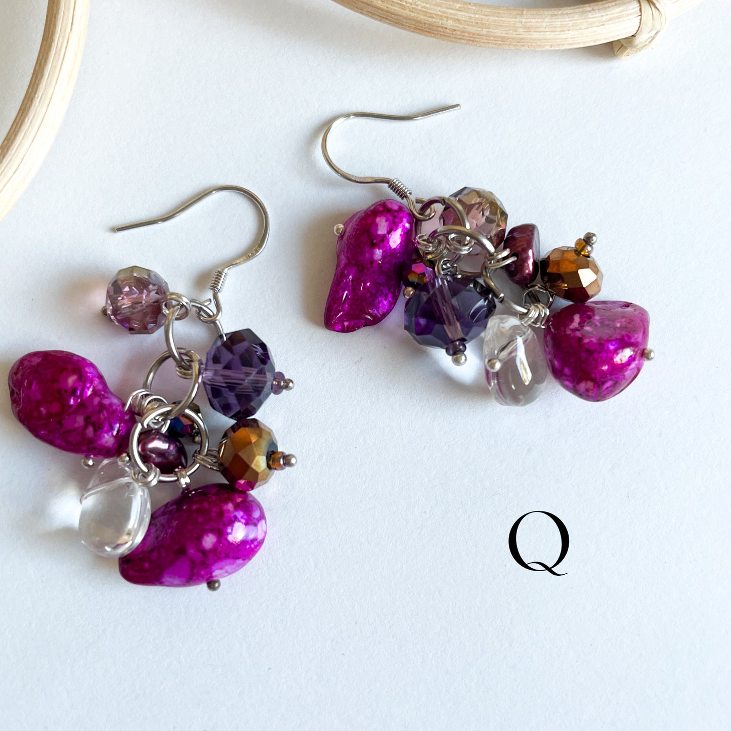 Colorful Freshwater Pearl Earrings - SSS