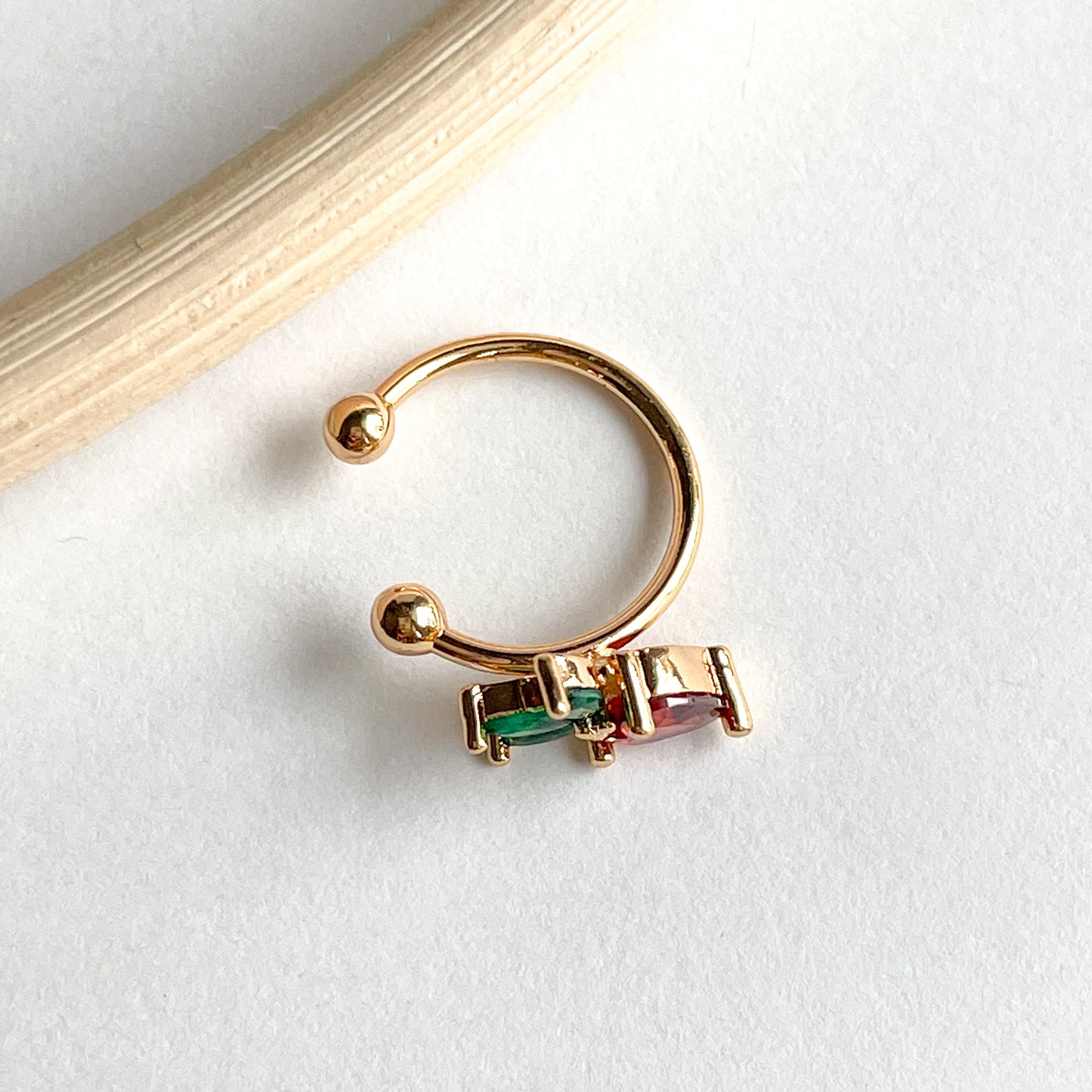 Strawberry Ear Cuff - 18k Gold Filled
