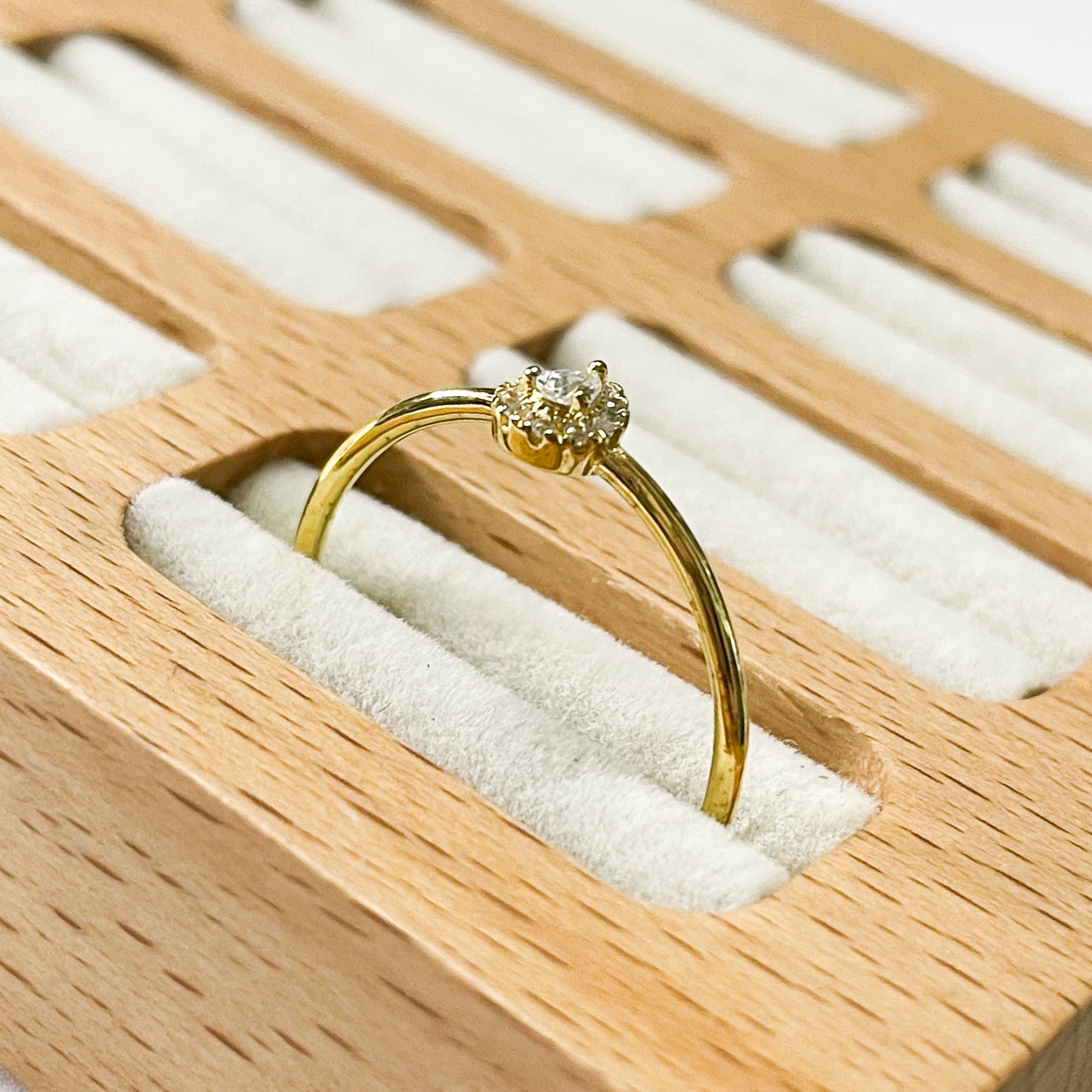 Glistening Teardrop CZ Teardrop Sized Ring - SSS or Vermeil