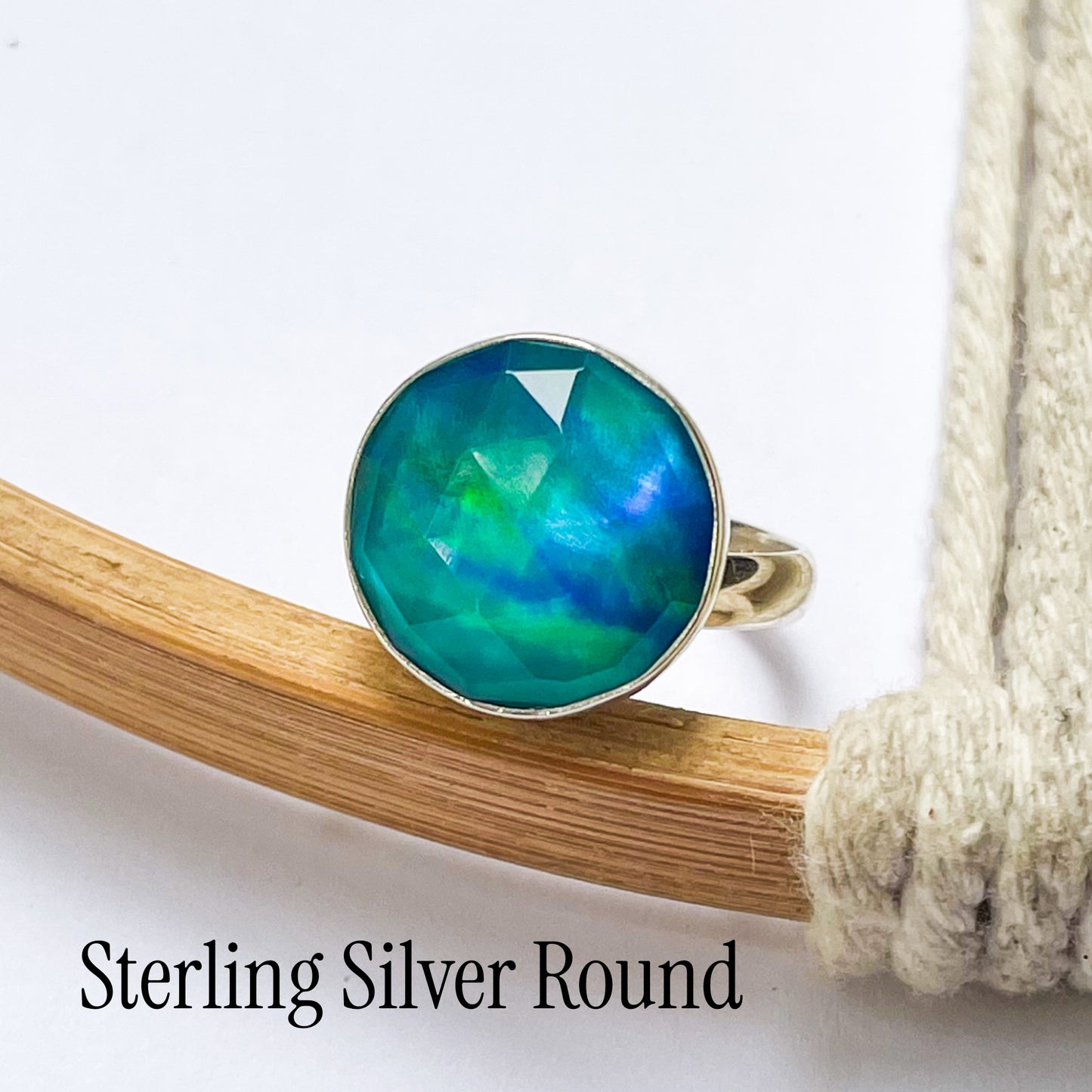 Ocean Galaxy Doublet Ring - Both Metals