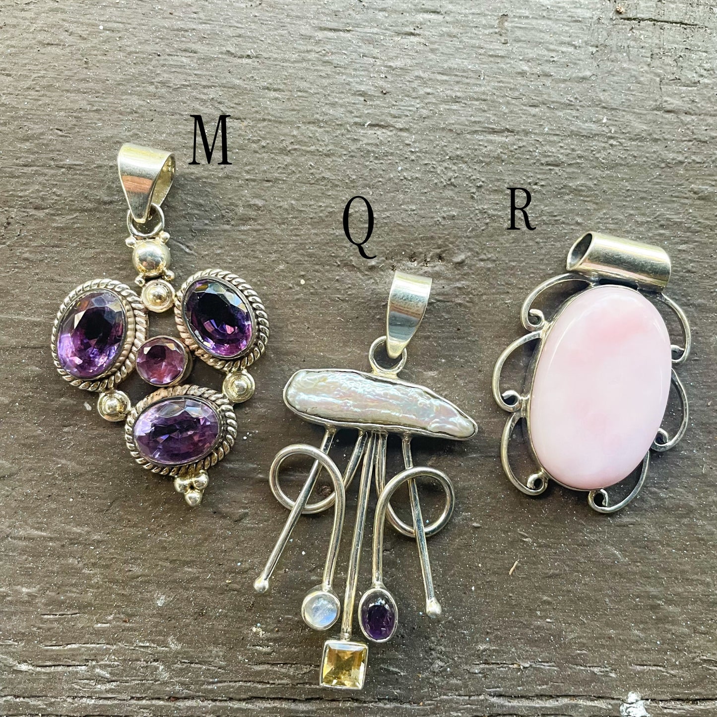 Solid Sterling Silver Unique Pendants!