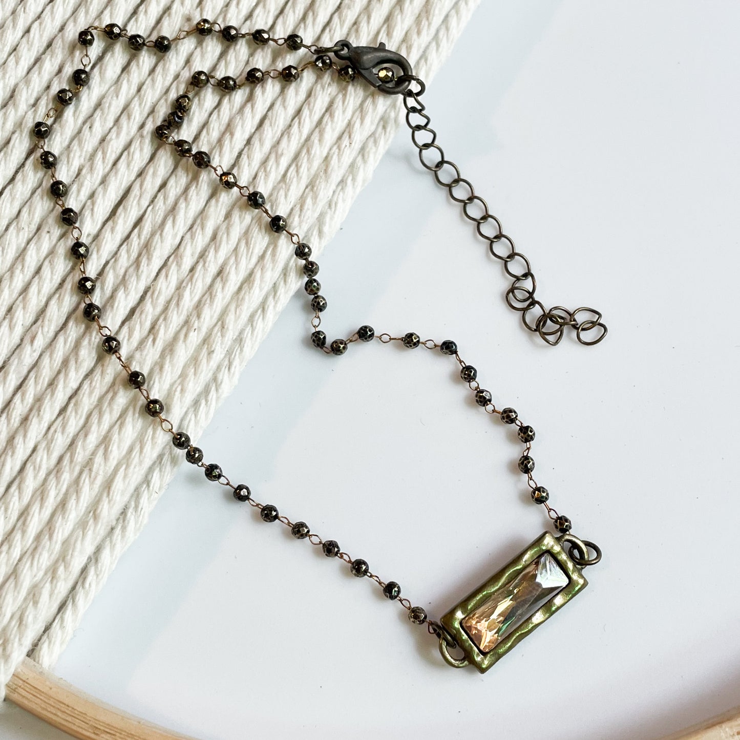 Bar Chocker Necklace - Dainty Grunge