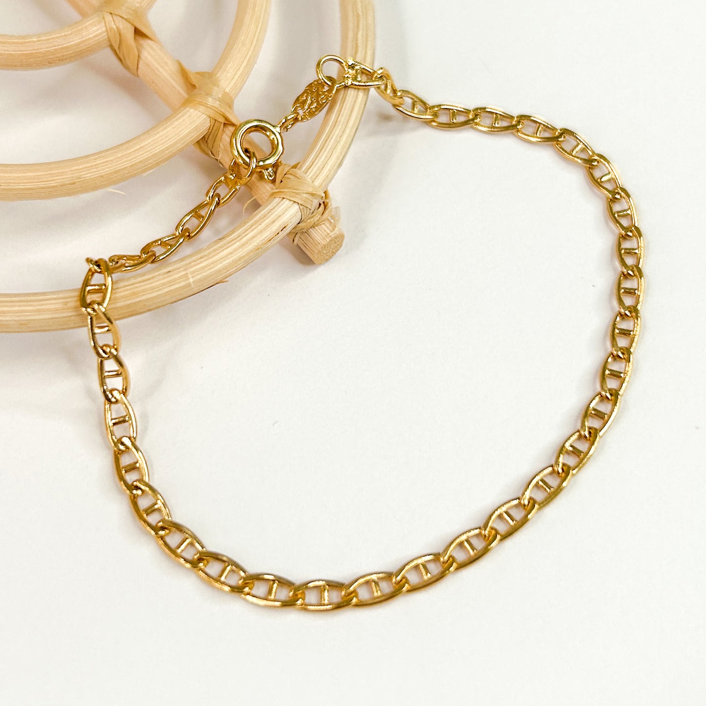 Gold Layered Basic Bracelet - 18K Gold Filled