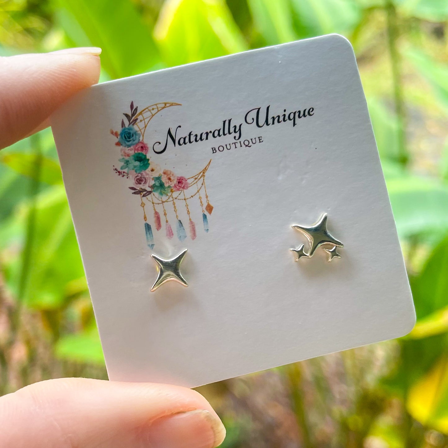 Star Cluster Studs - Solid Sterling Silver