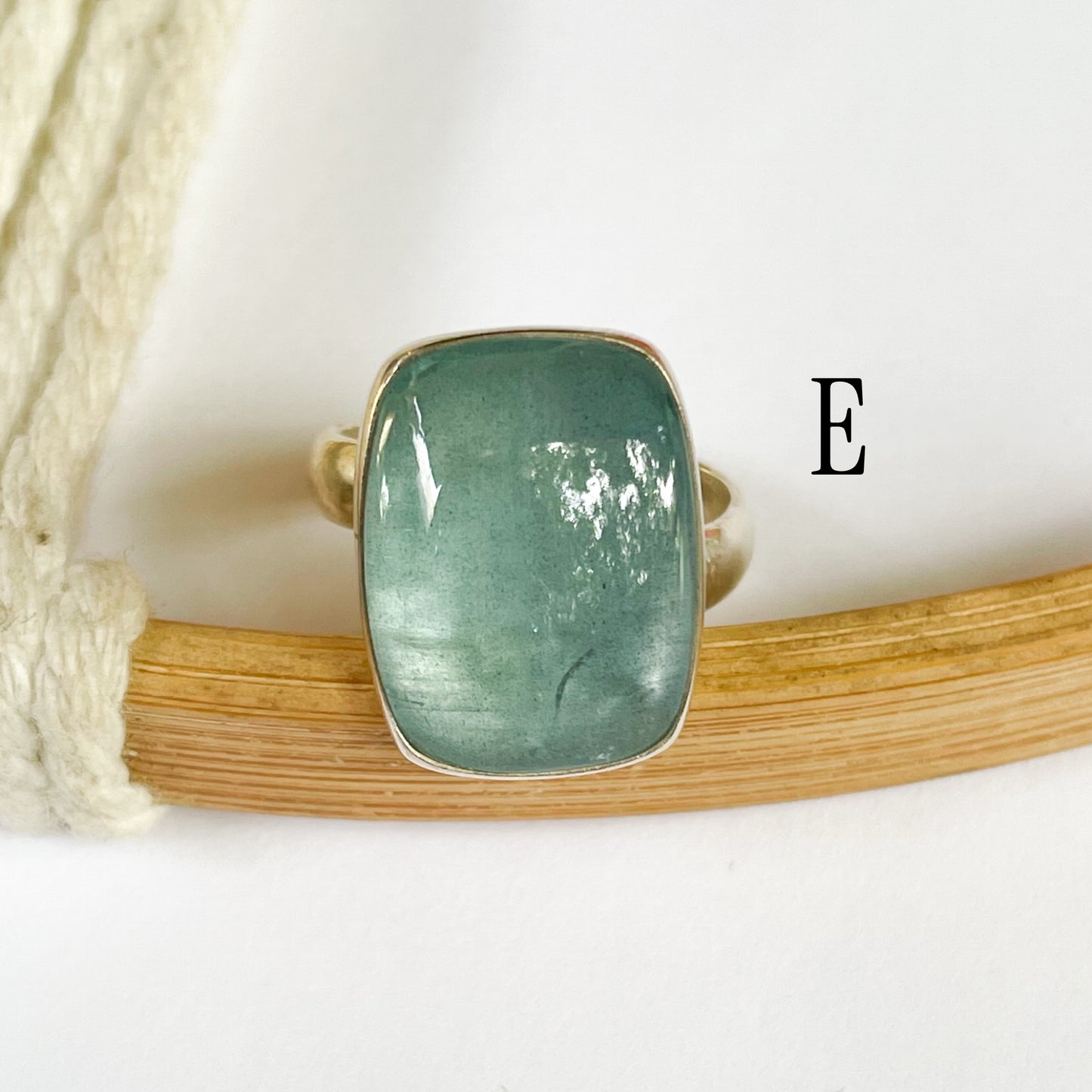 Natural Aquamarine Rings & Pendants - Both Metals