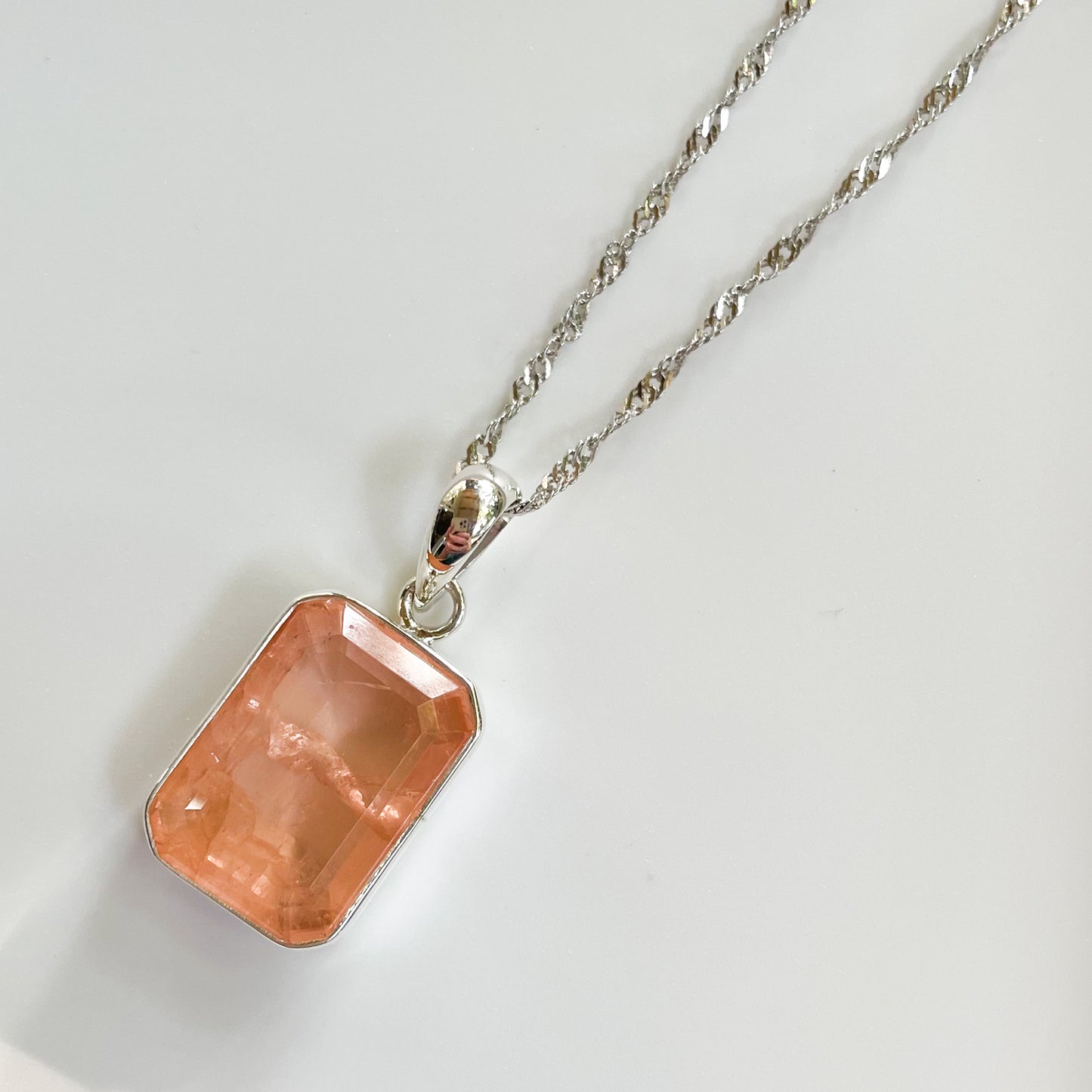 Blush Morganite Fusion - Both Metals