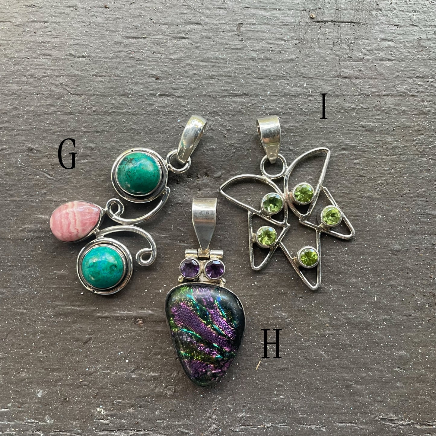 Solid Sterling Silver Unique Pendants!