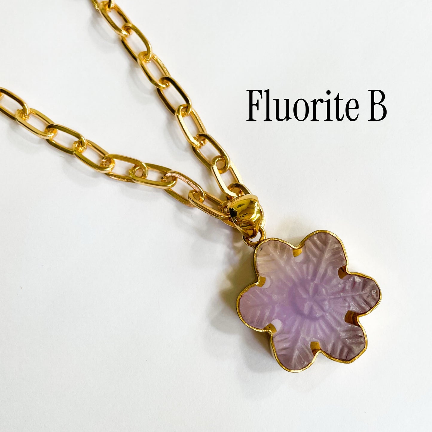 Stone Snowflake Pendants - Alchemia Gold