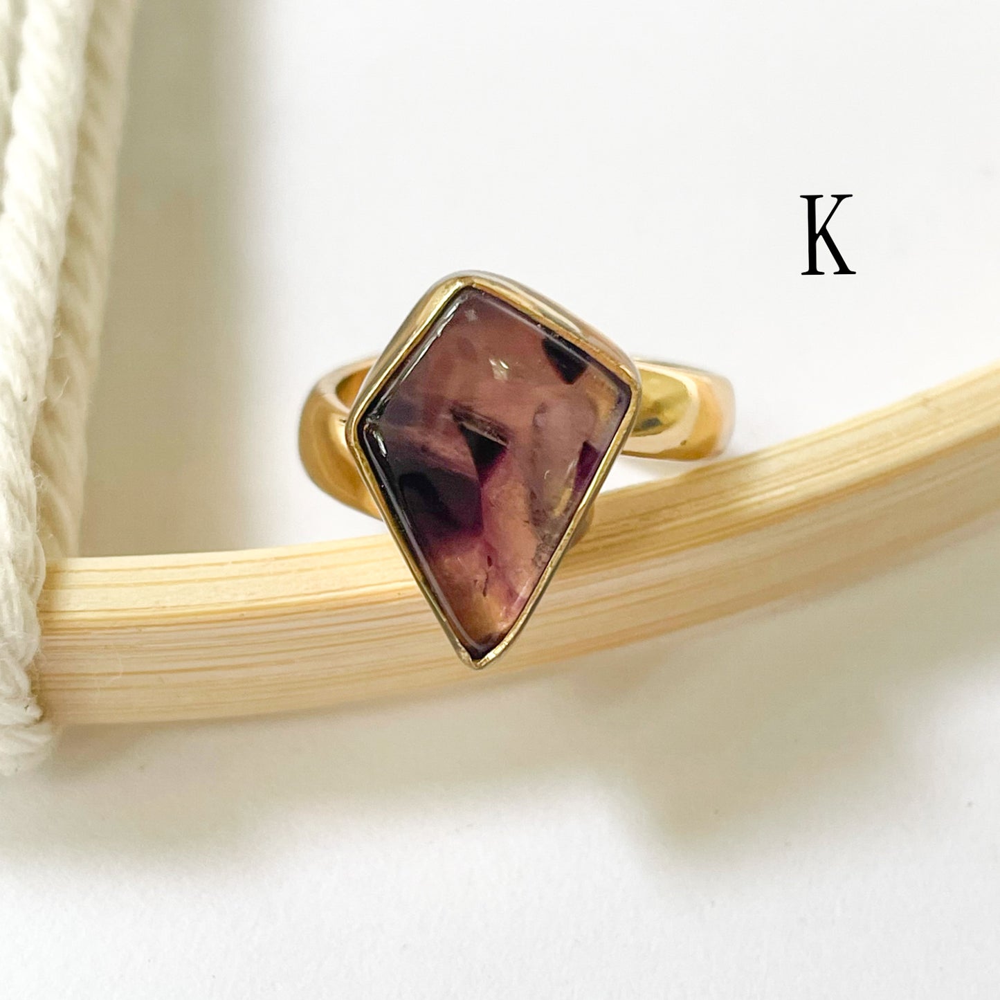 Trapiche Amethyst Ring - Alchemia