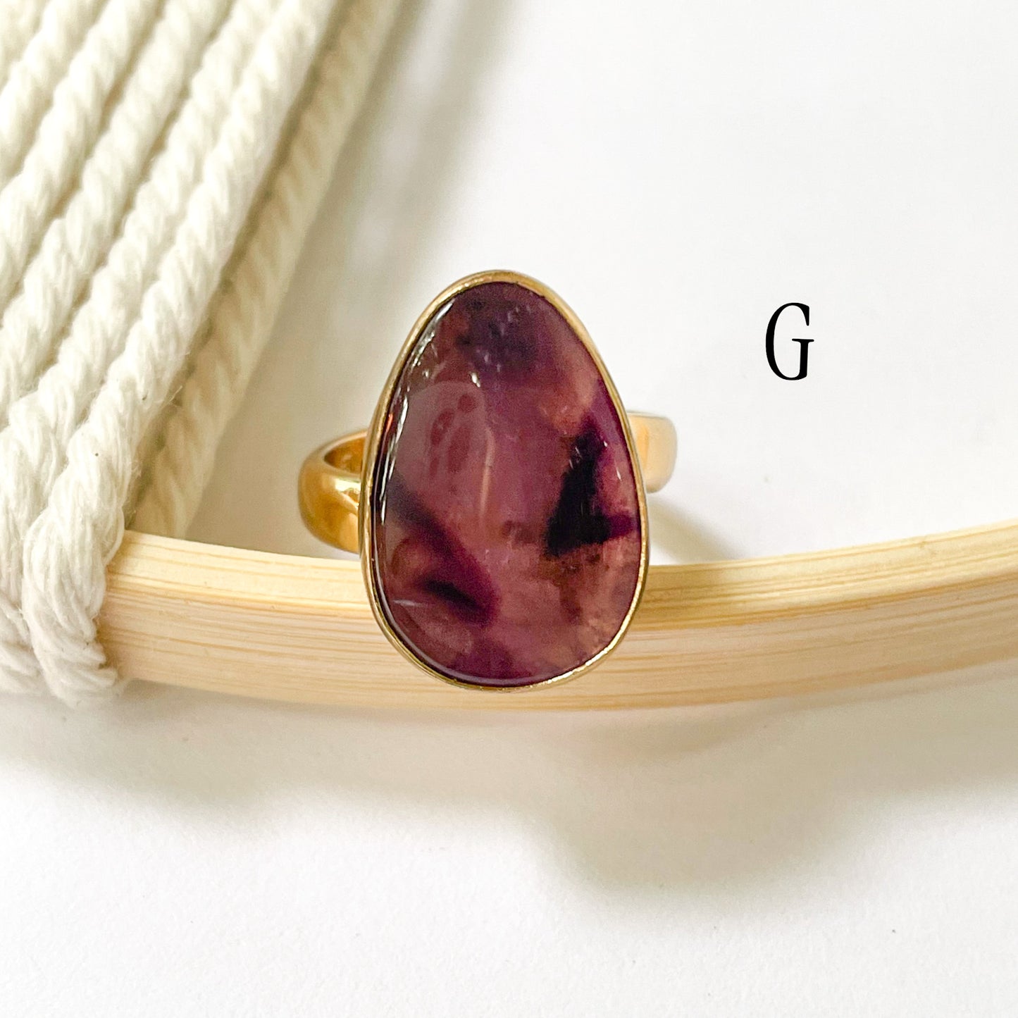 Trapiche Amethyst Ring - Alchemia