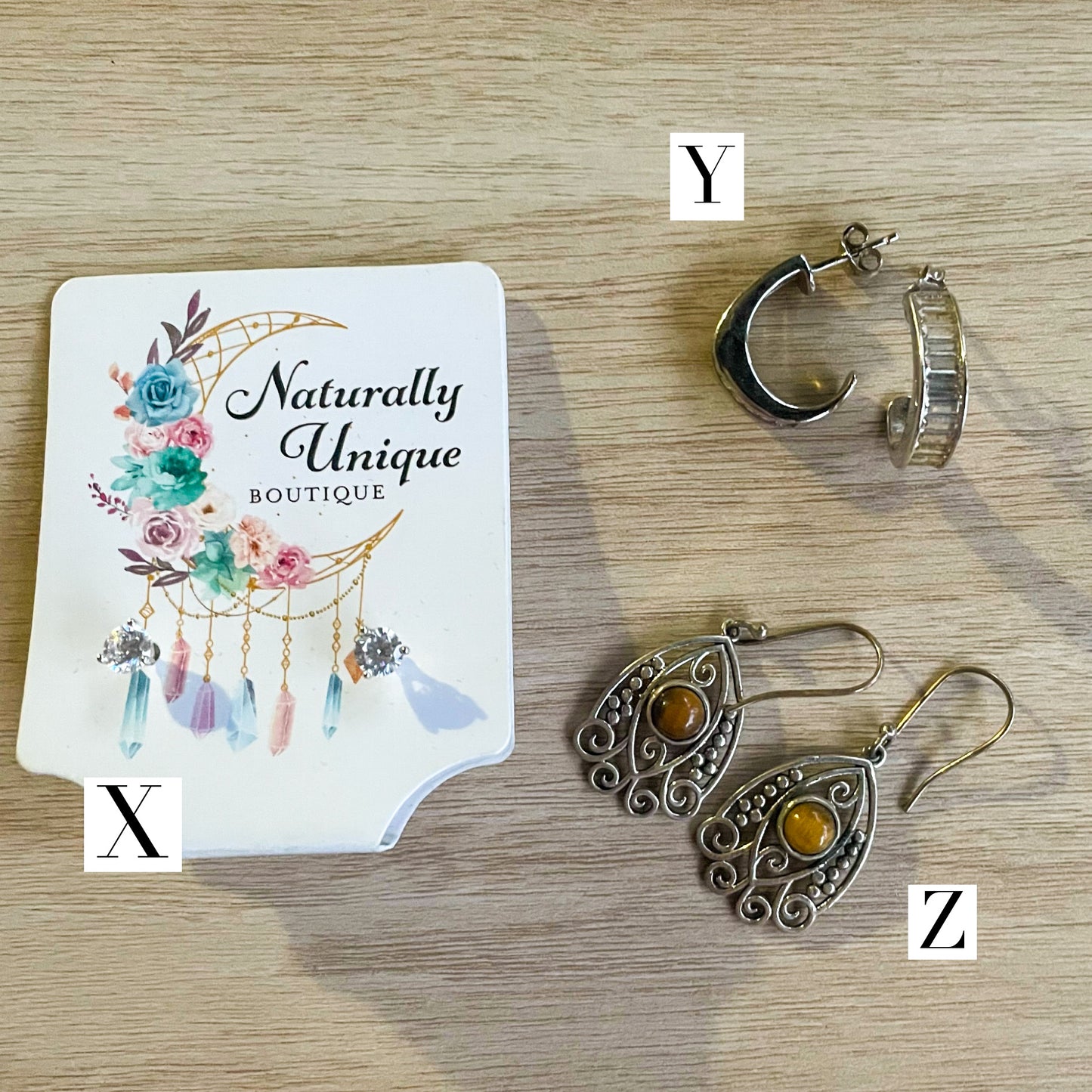Kris's Closet Raid - STERLING SILVER EARRINGS - TWO