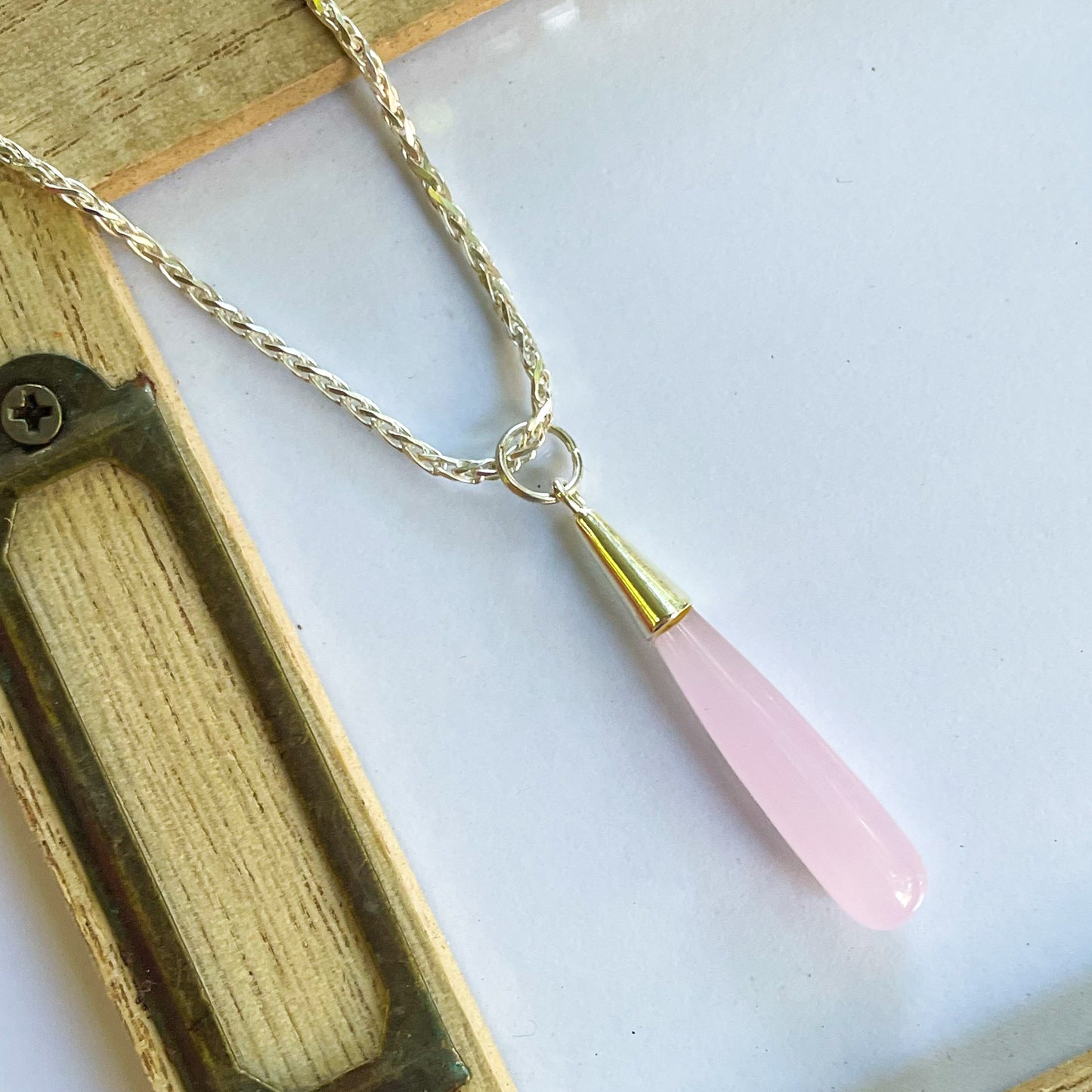 Color Drop Pendant - Both Metals