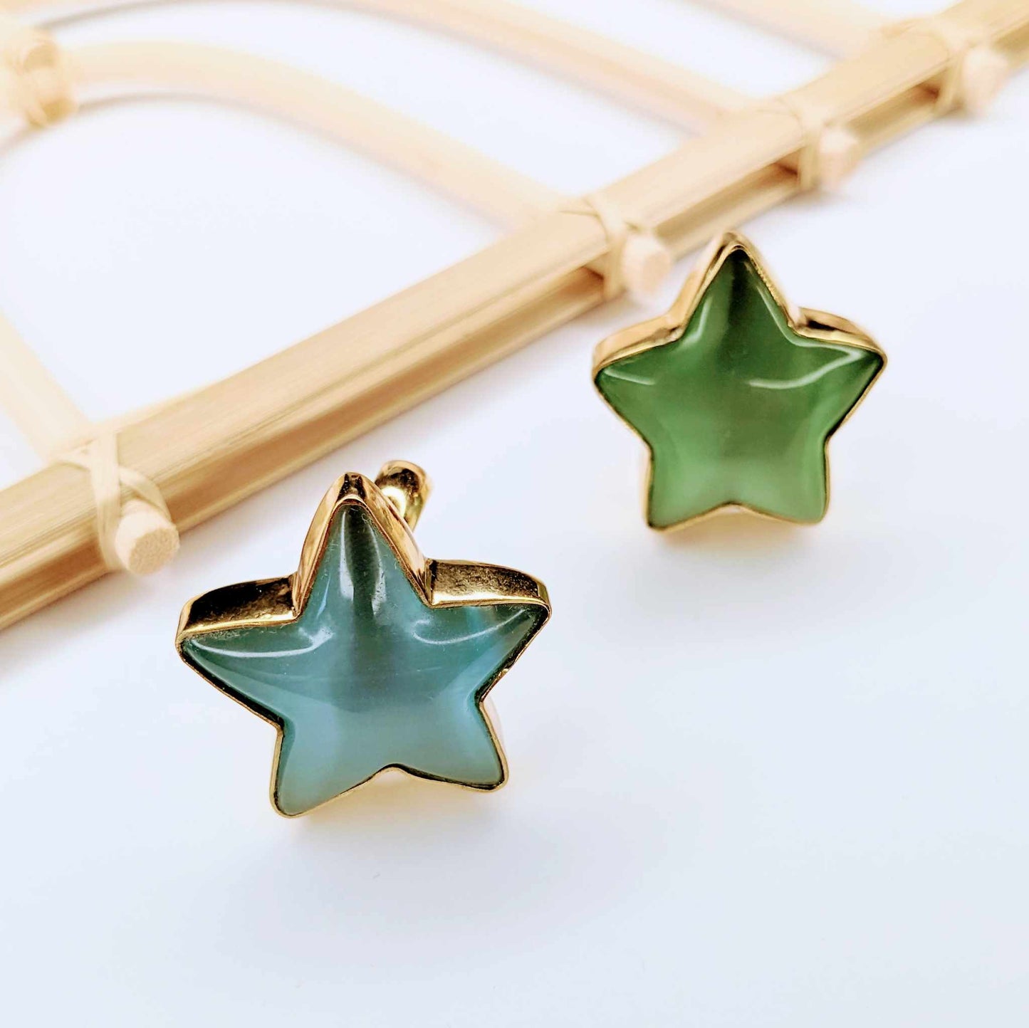 Fiber Optic Star Adjustable Ring - Alchemia