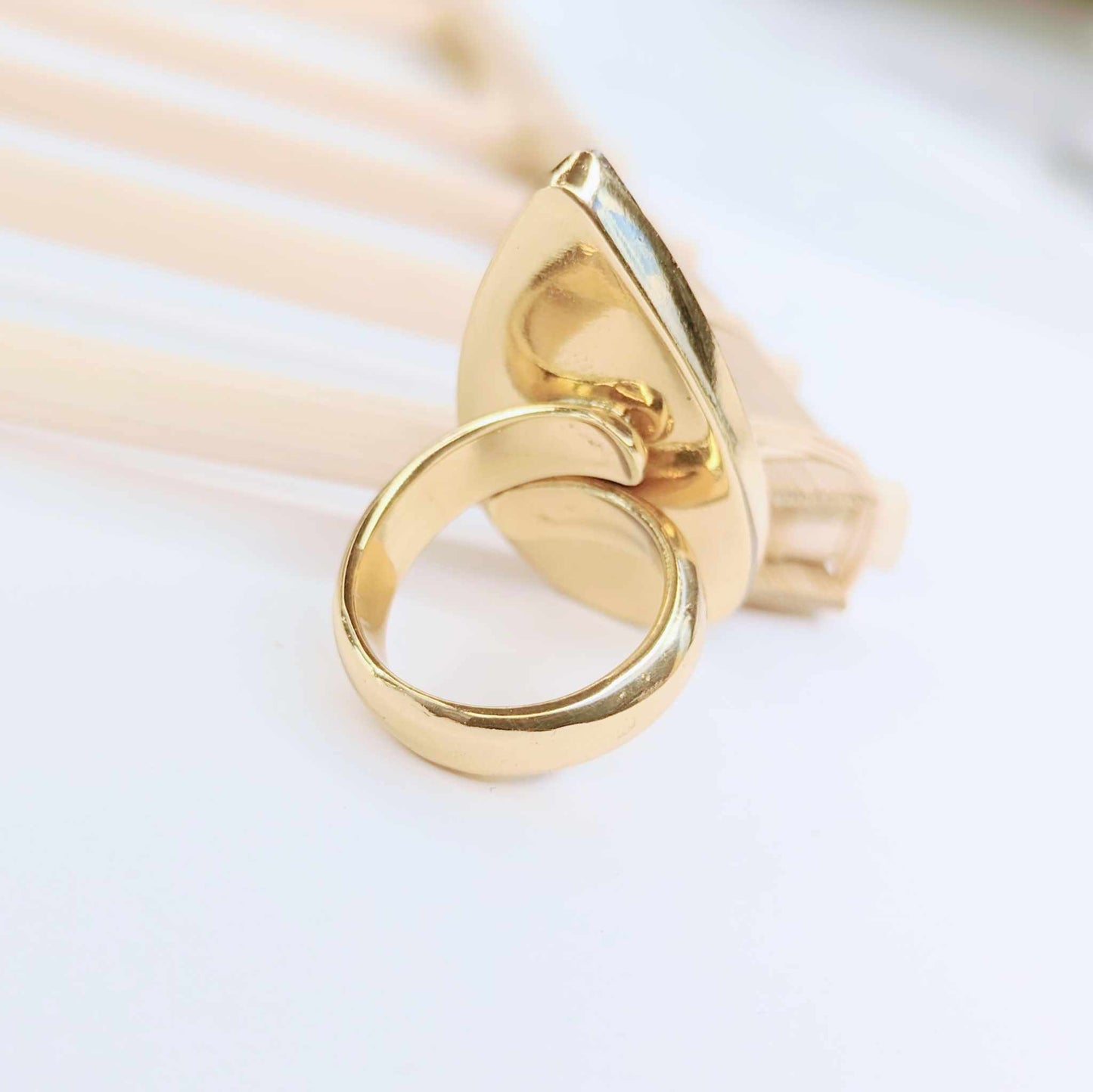 Teardrop Jasper Ring - Alchemia Gold