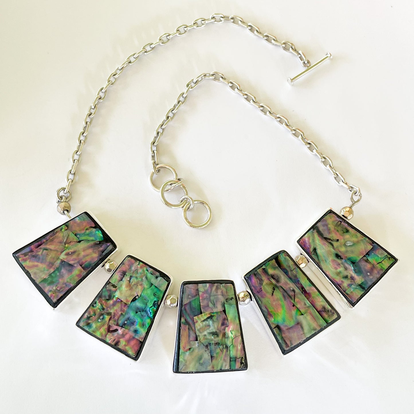 Chunky Solid Sterling Silver Necklace