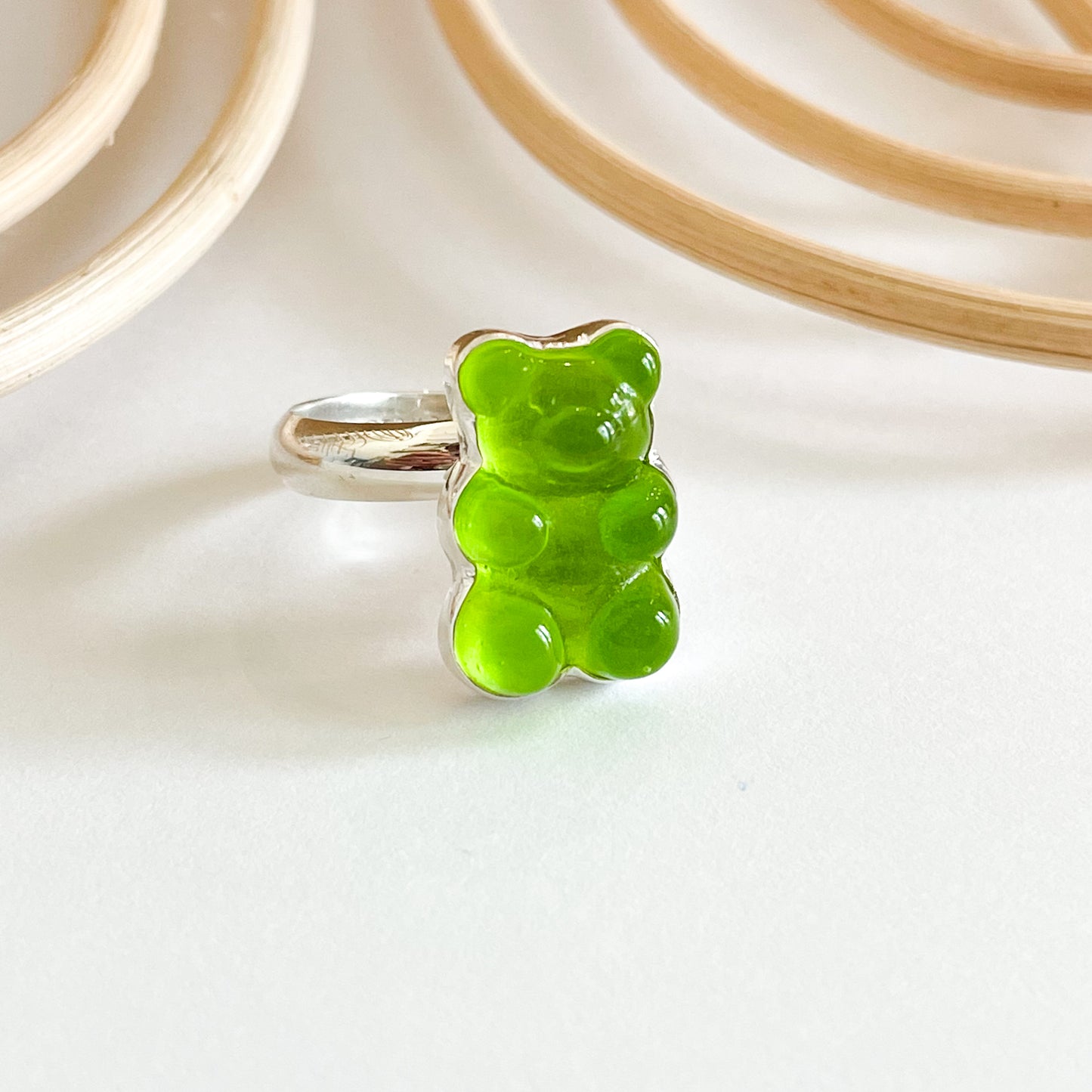 Gummy Bear Ring - Solid Sterling Silver